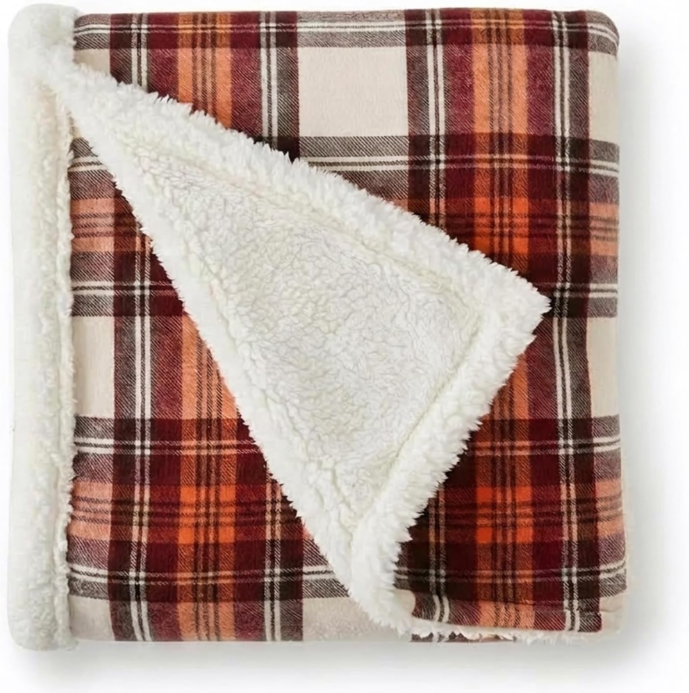 Eddie Bauer - Manta, ropa de cama reversible de sherpa suave y forr...
