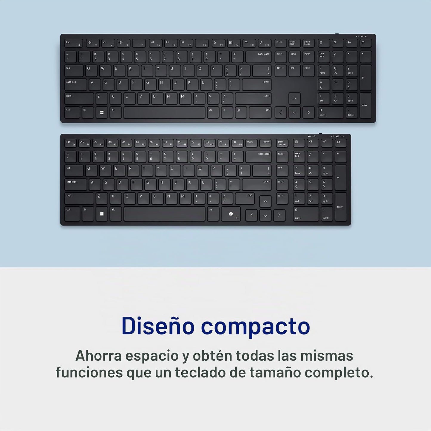 Dell KM555 Teclado y Mouse Silenciosos - 18 Teclas de Acceso Direct...