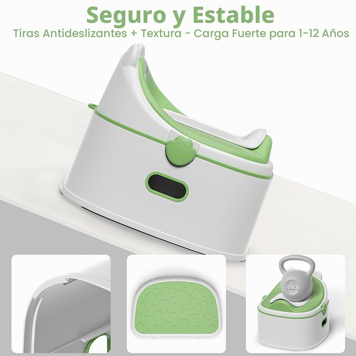 Inodoro de Entrenamiento 3 en 1, Orinal Portátil, Asiento de Entren...