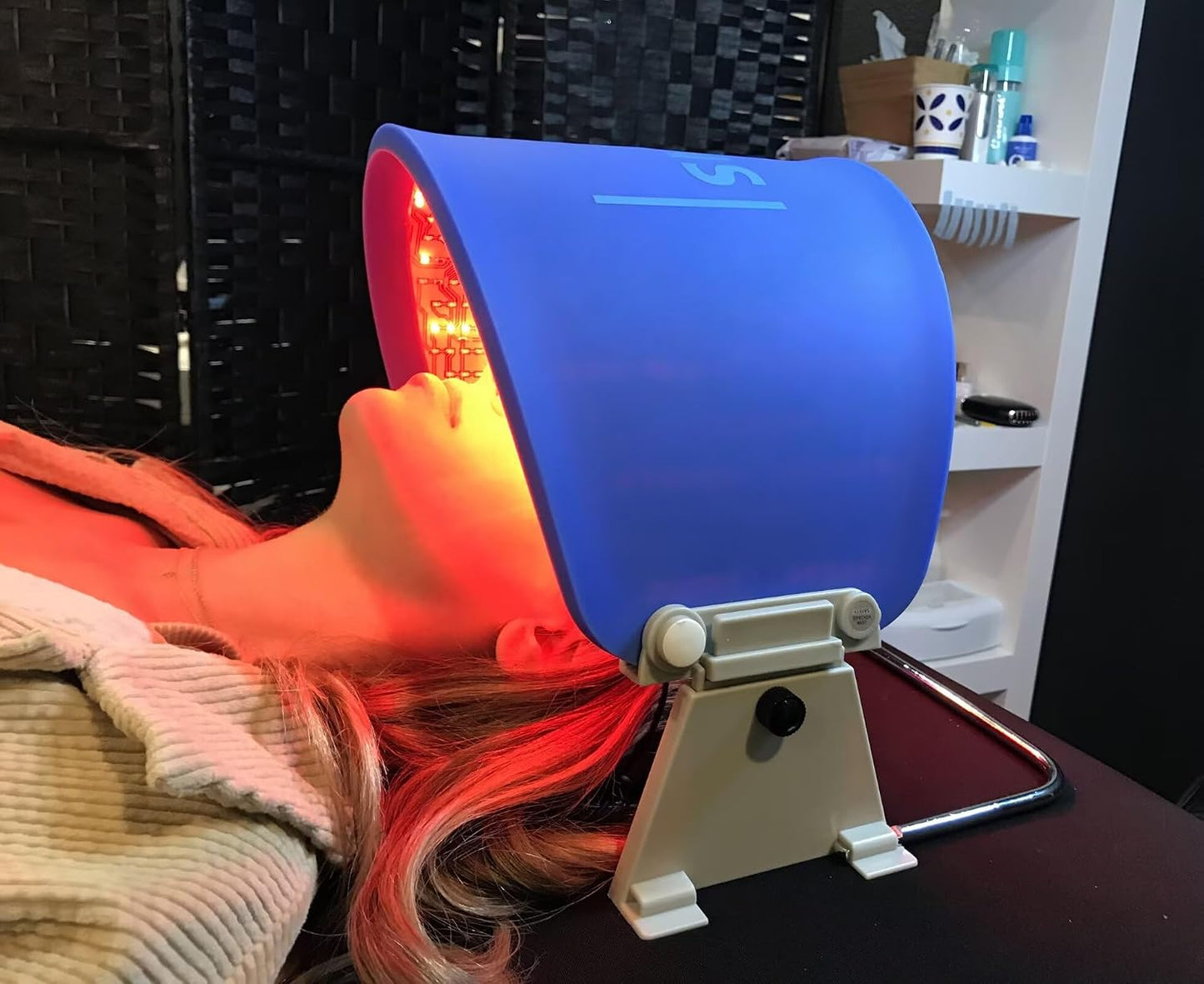 Hydraskincare - Terapia de luz roja para cara, máscara facial LED,...