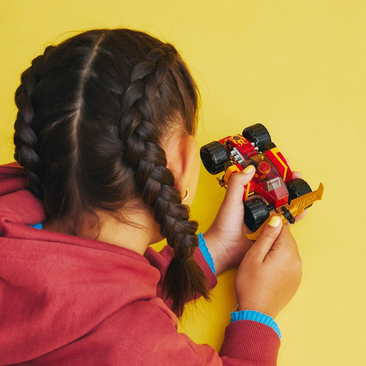 LEGO NINJAGO Kai's Ninja Race Car EVO, juego de juguetes de con...