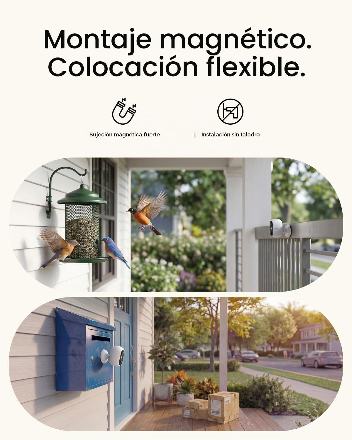 eufy Security eufyCam C35 - Kit de 4 cámaras, cámara inalámbrica pa...