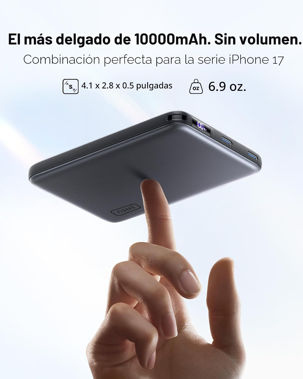 INIU para MagSafe Qi2.2 25W cargador portátil, banco de energía más...