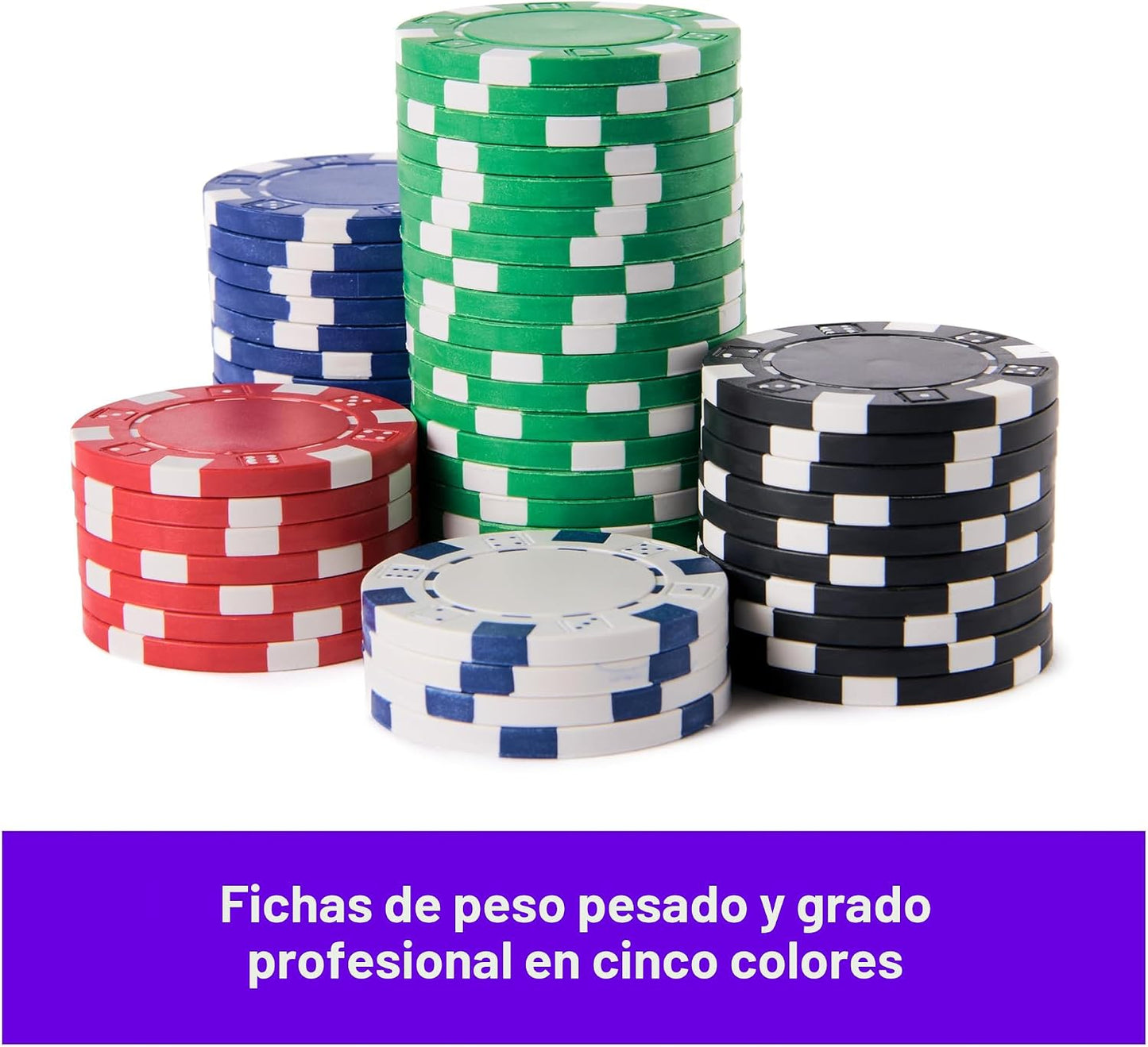 Spin Master Games Cardinal Classics - Juego de póquer (100 piezas)...
