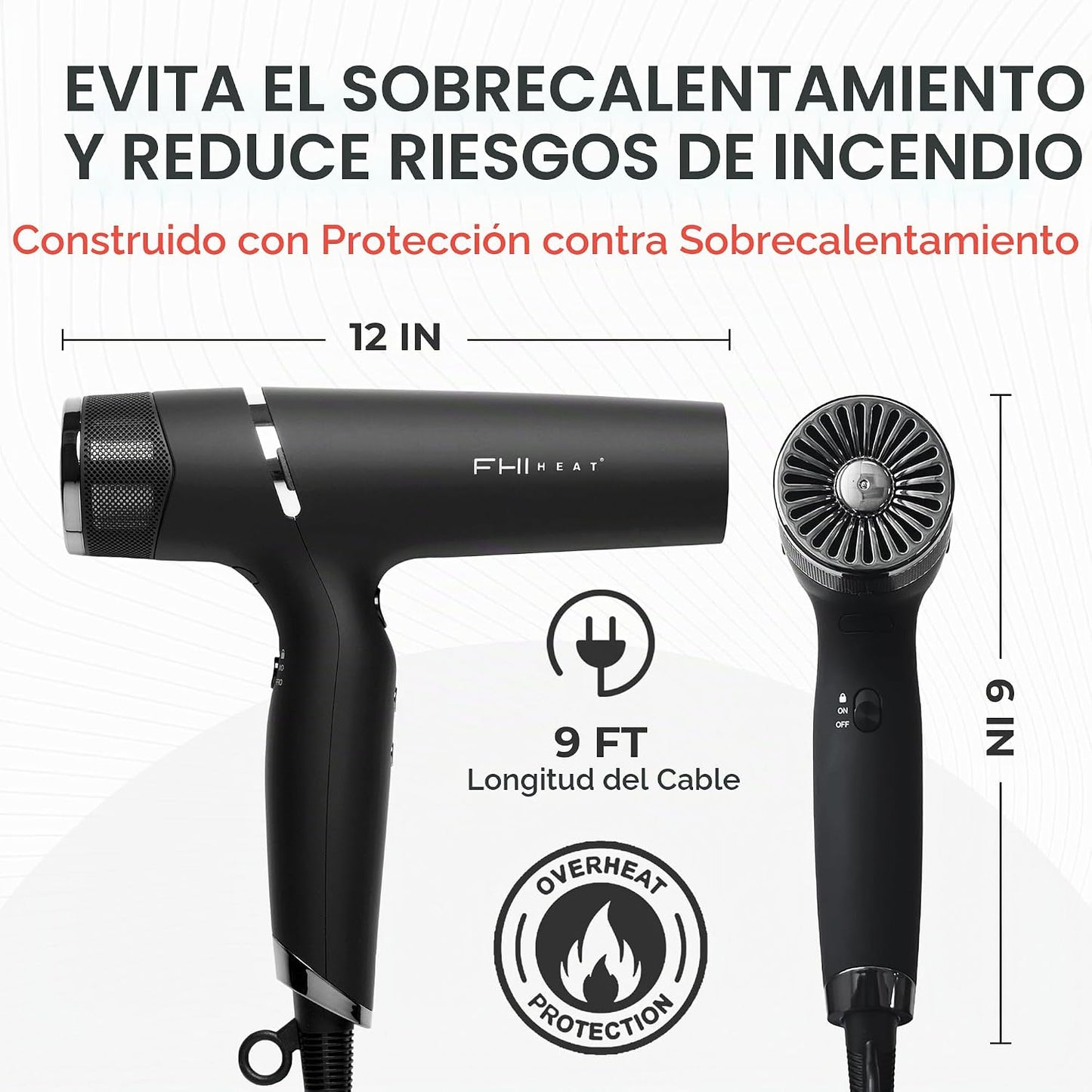 FHI Heat Innovator Pro Power Speed - Secador de pelo profesional co...