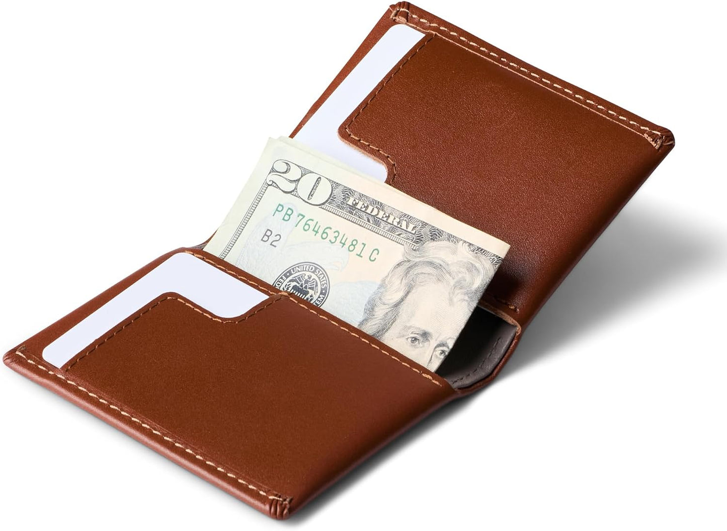 Bellroy Slim Sleeve, billetera de cuero delgada (capacidad máxima:...