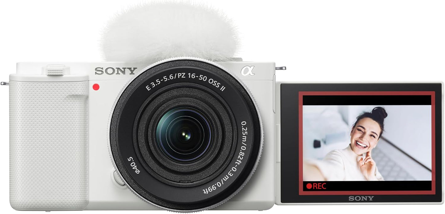 Sony Alpha ZV-E10 - APS-C - Kit de cámara con lente intercambiable,...
