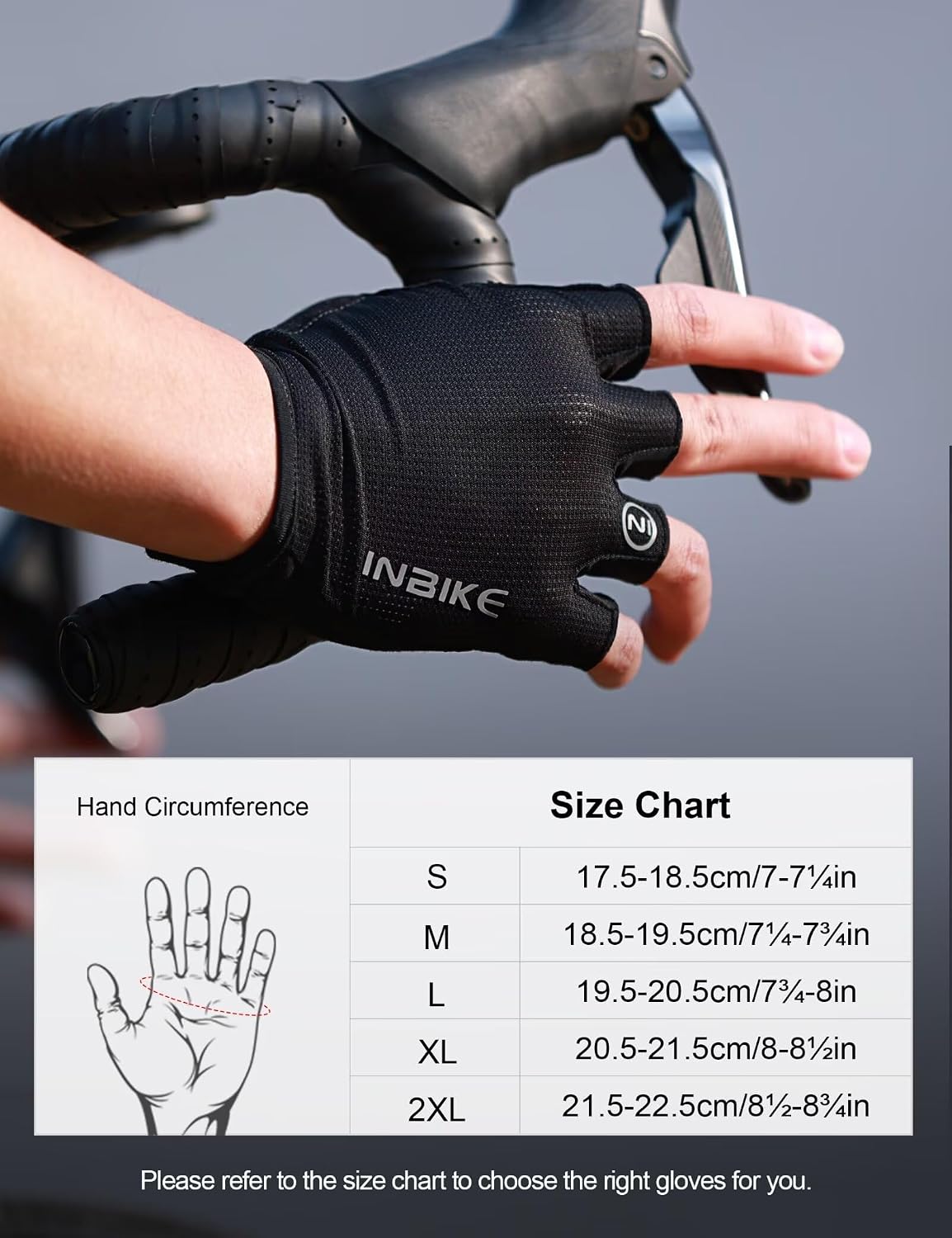 INBIKE Guantes de ciclismo para hombres y mujeres, transpirables |...