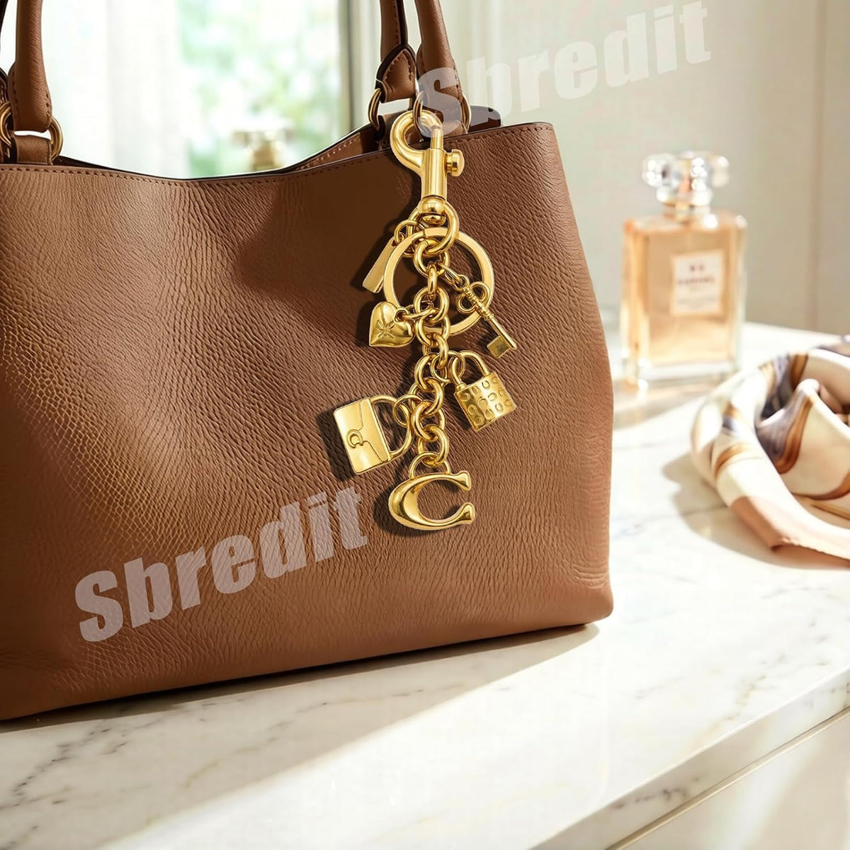 Sbredit Colgantes para bolsos, dije de bolso para bolsos, cadena de...