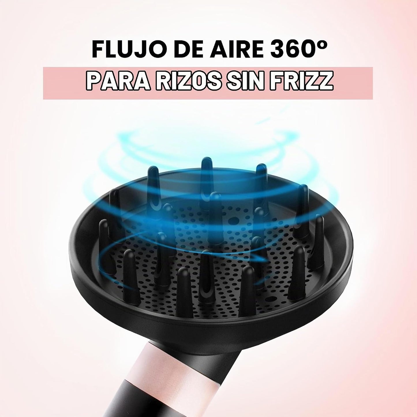 ELLA BELLA® Air Styler - Difusor profesional ventilado para rizos n...