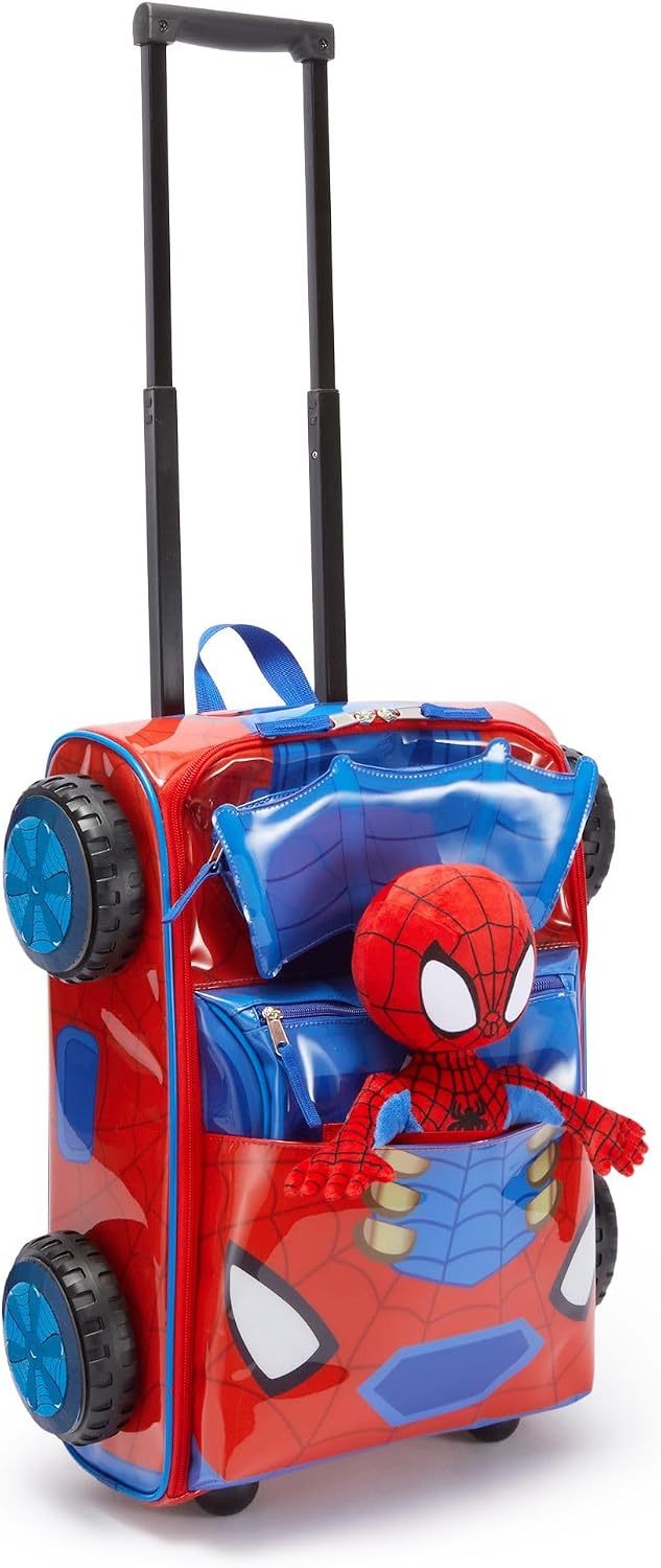 Disney Store Equipaje oficial con ruedas para niños, Spider-man, Mo...