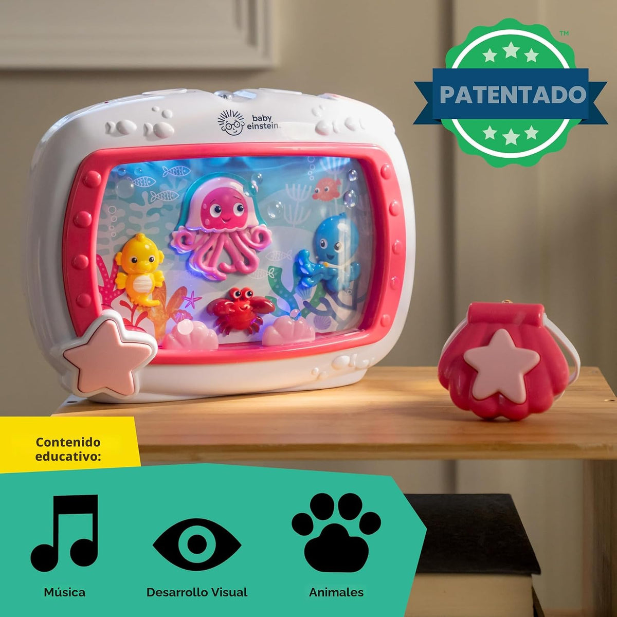 Baby Einstein Sea Dreams Soother - Juguete musical calmante para cu...
