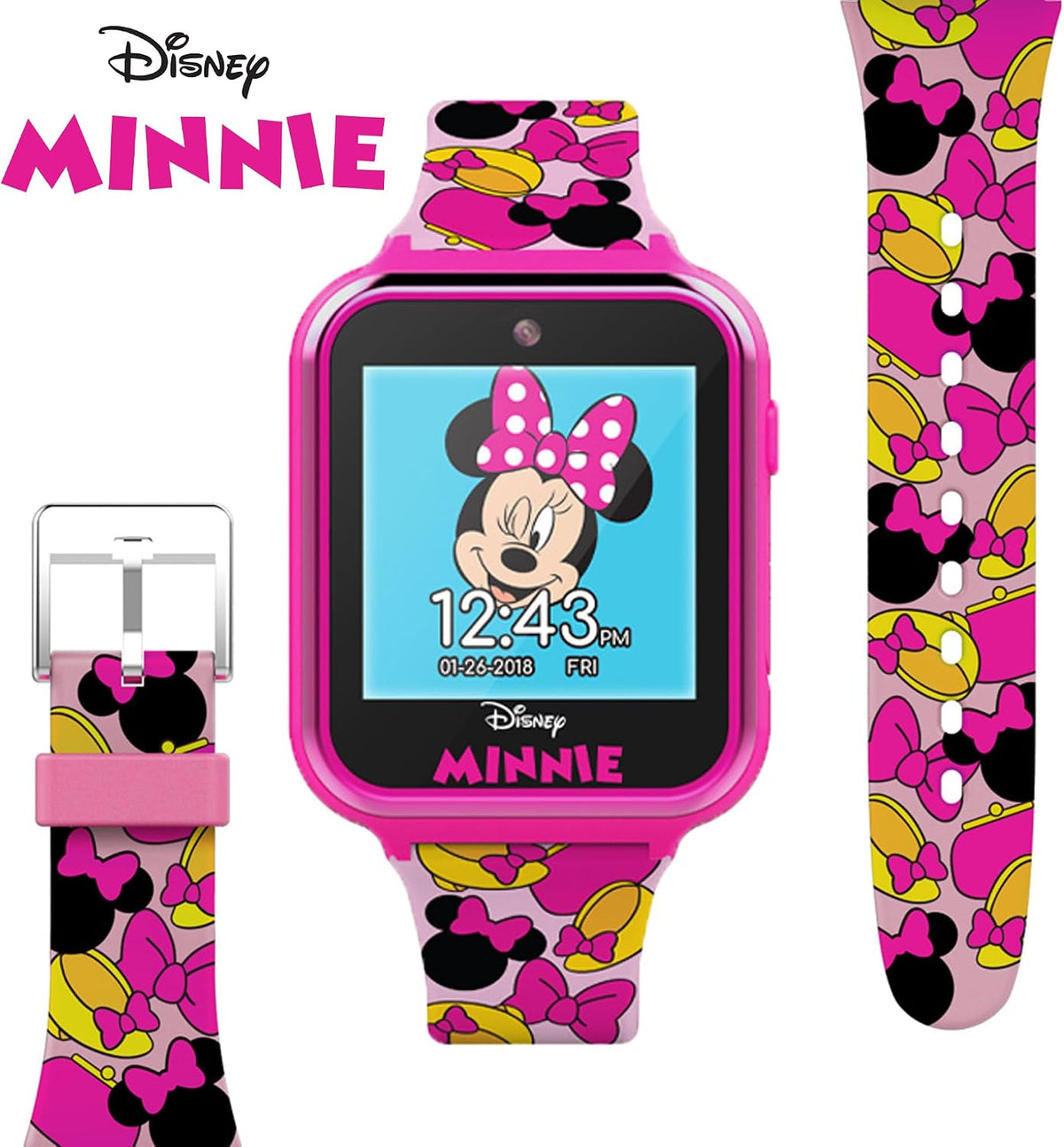 Disney Minnie Mouse Reloj inteligente interactivo para niños \u2013...