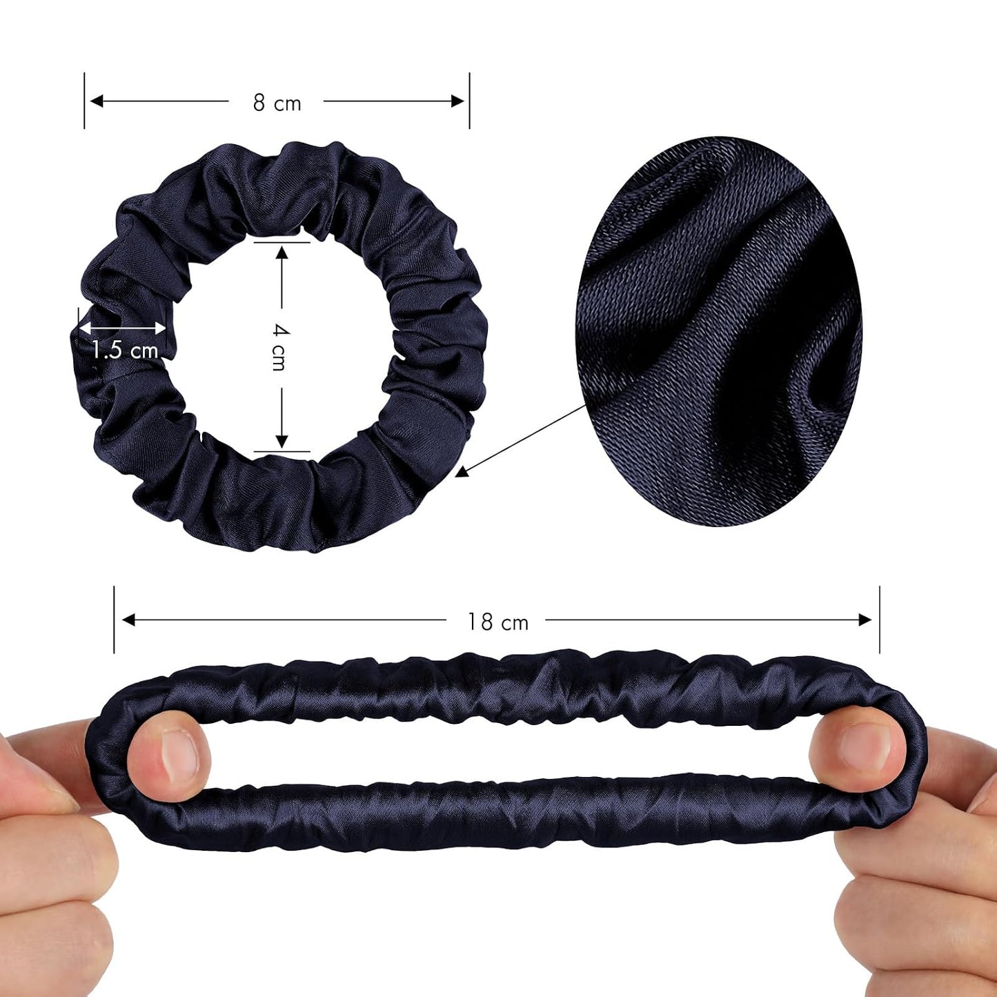 LILYSILK Coleteros de seda pura para mujeres, corbatines coloridos...