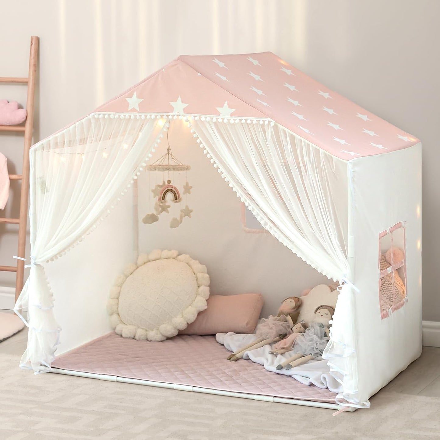 Tienda de campaña para niños con alfombra, tienda de campaña para n...