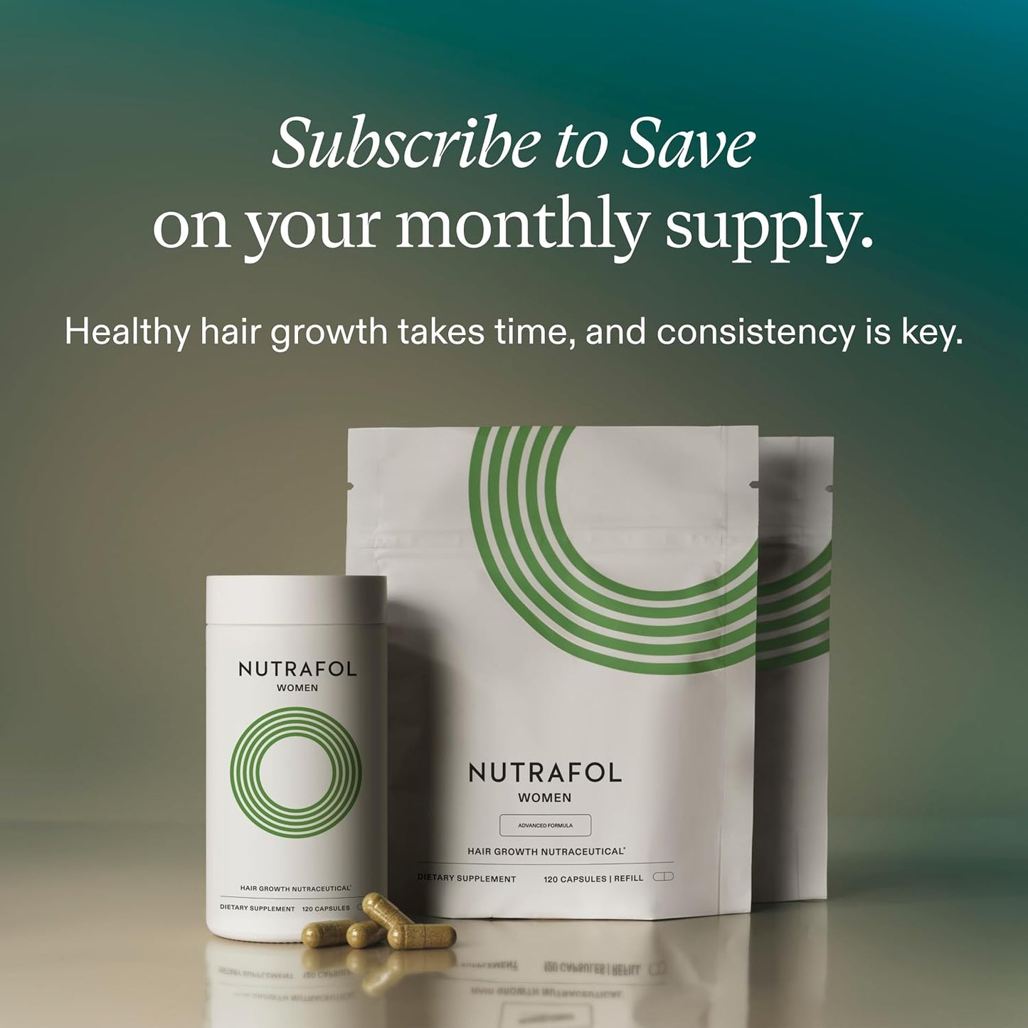 Nutrafol - Suplementos de crecimiento del cabello para mujeres de 1...