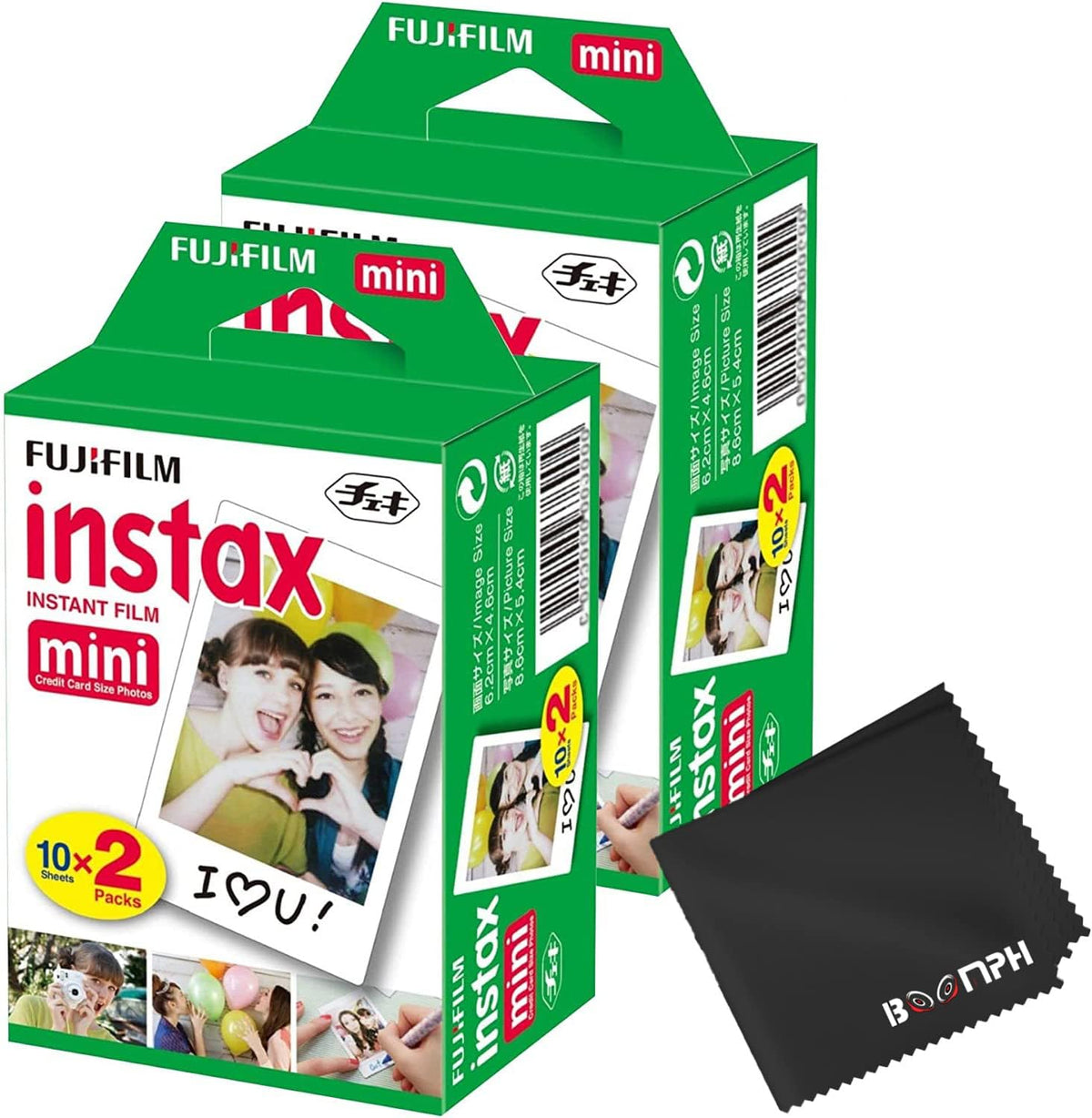 Película Fujifilm Instax Mini para Cámara Instantánea: 40 disparos...