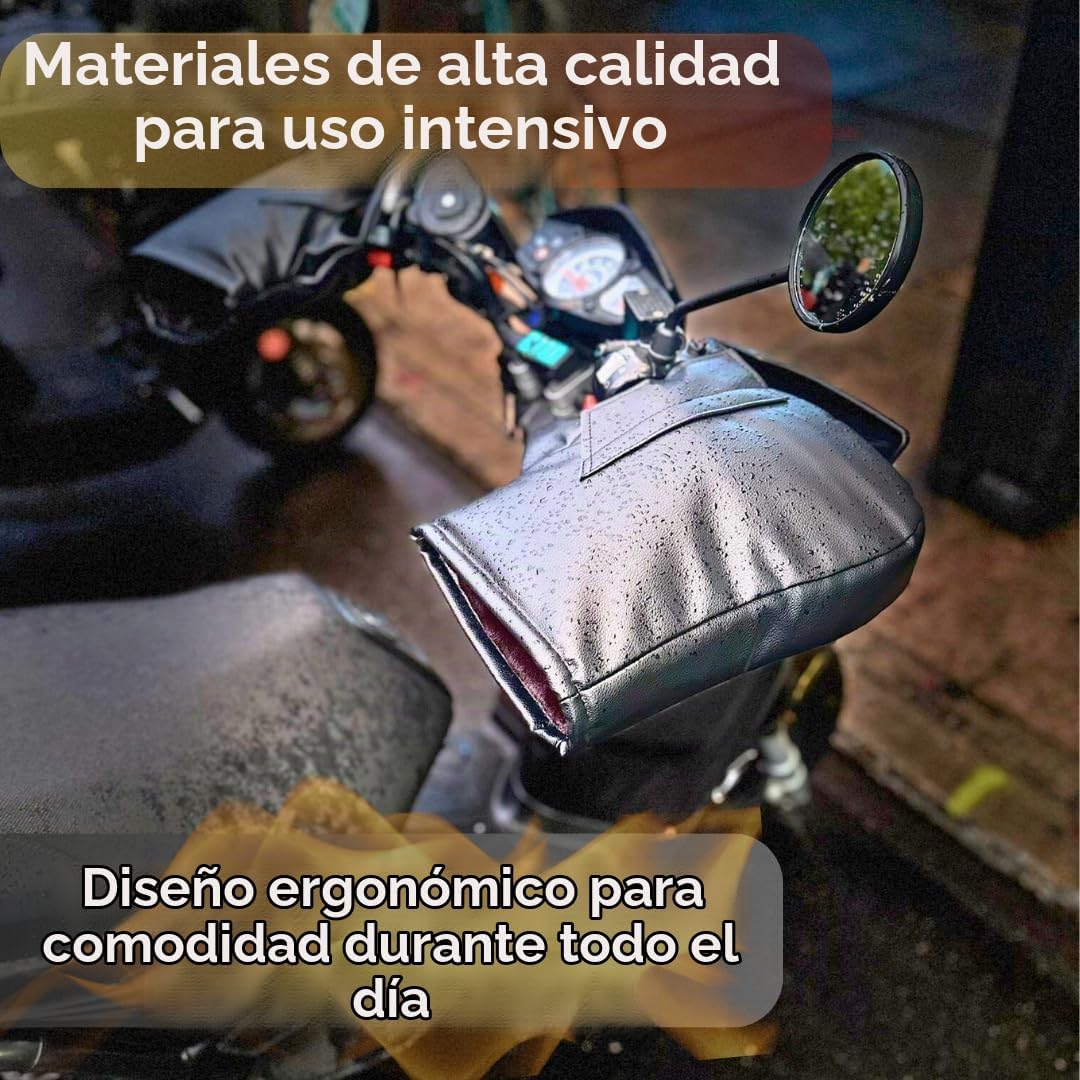 Manoplas de manillar de motocicleta con calefacción de 12 V \u2013...