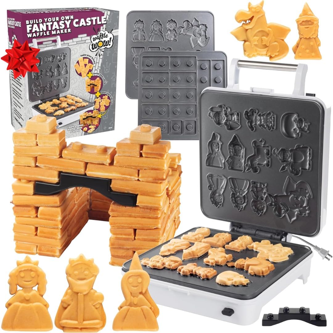 Fantasy Castle Waffle Maker, hornea y construye un castillo de gofr...