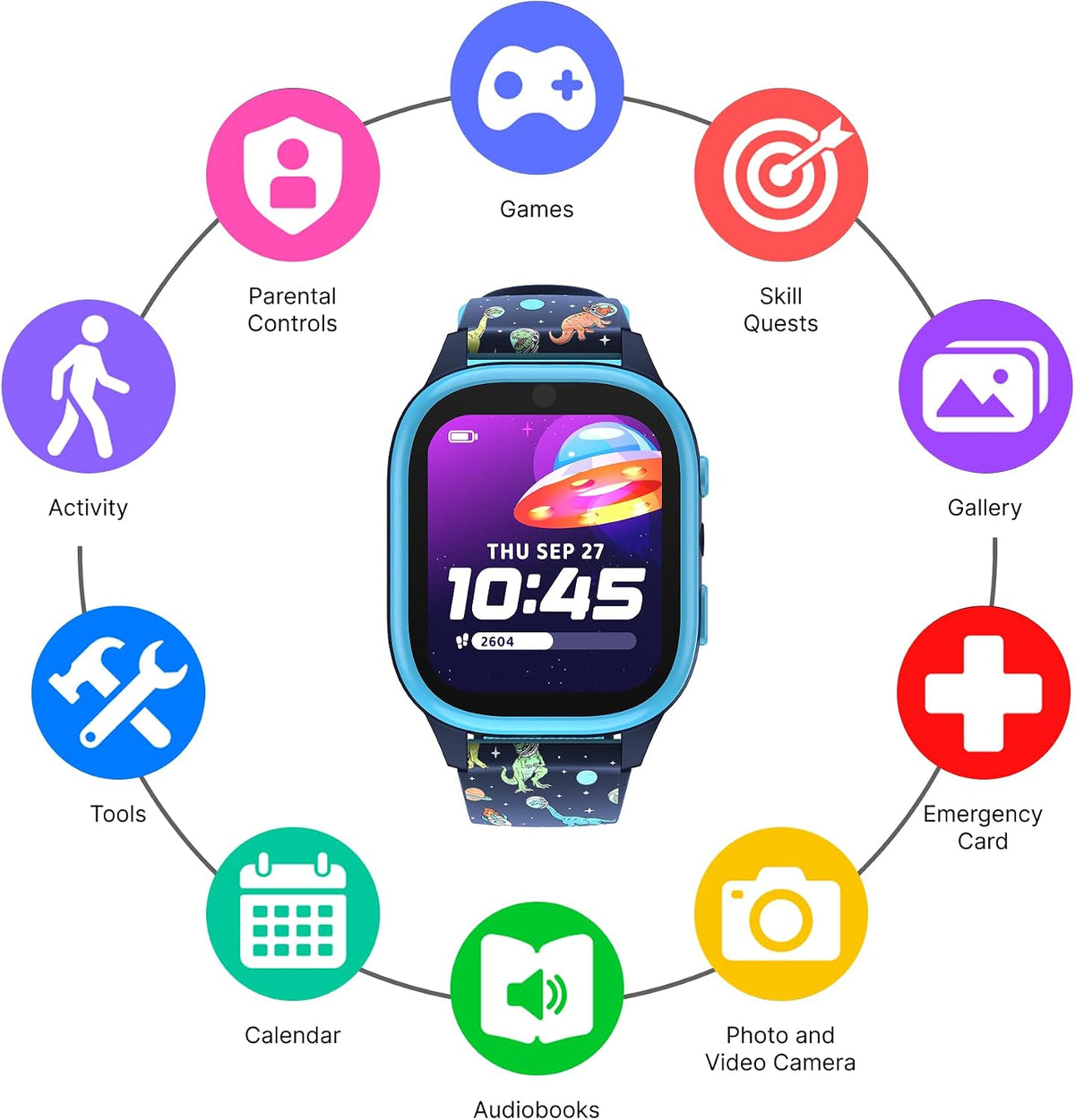 PlayZoom Reloj inteligente para niños, juguete educativo tecnológic...