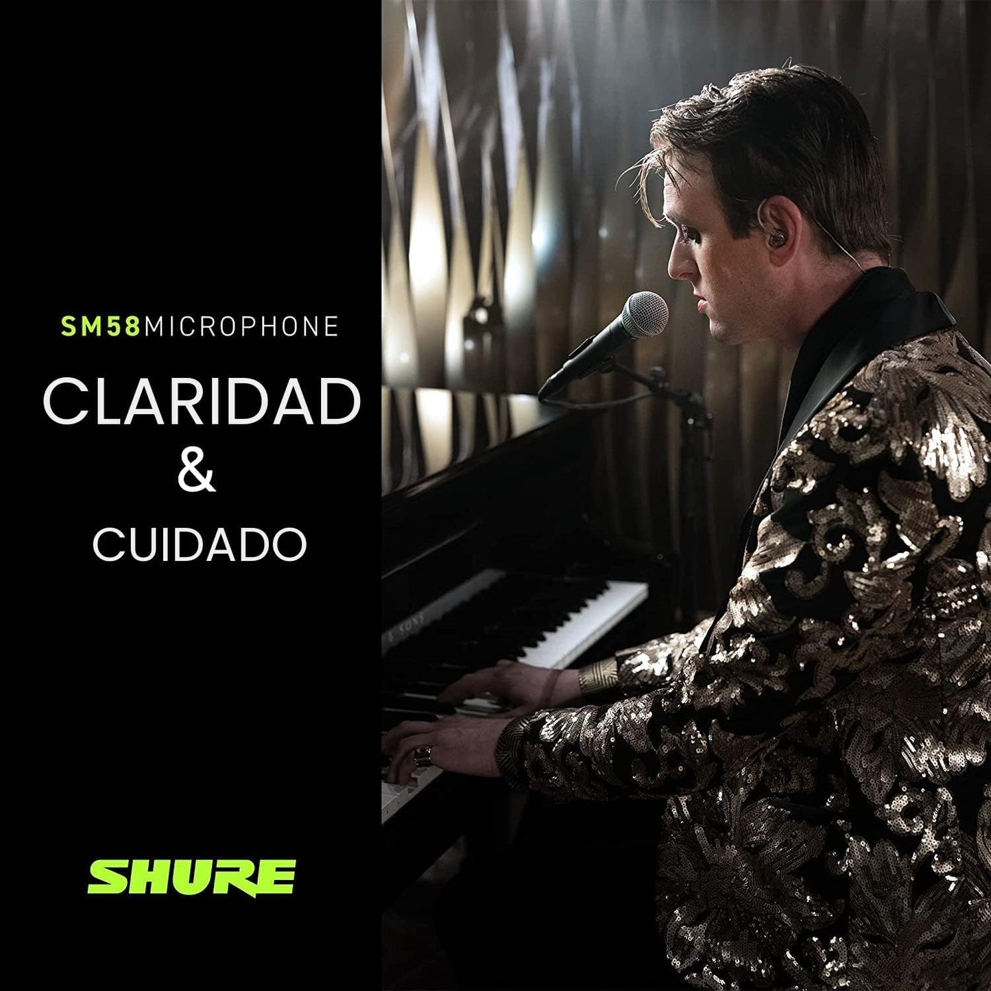 Micrófono SHURE, Negro, L3 | Micrófono vocal dinámico cardioide par...