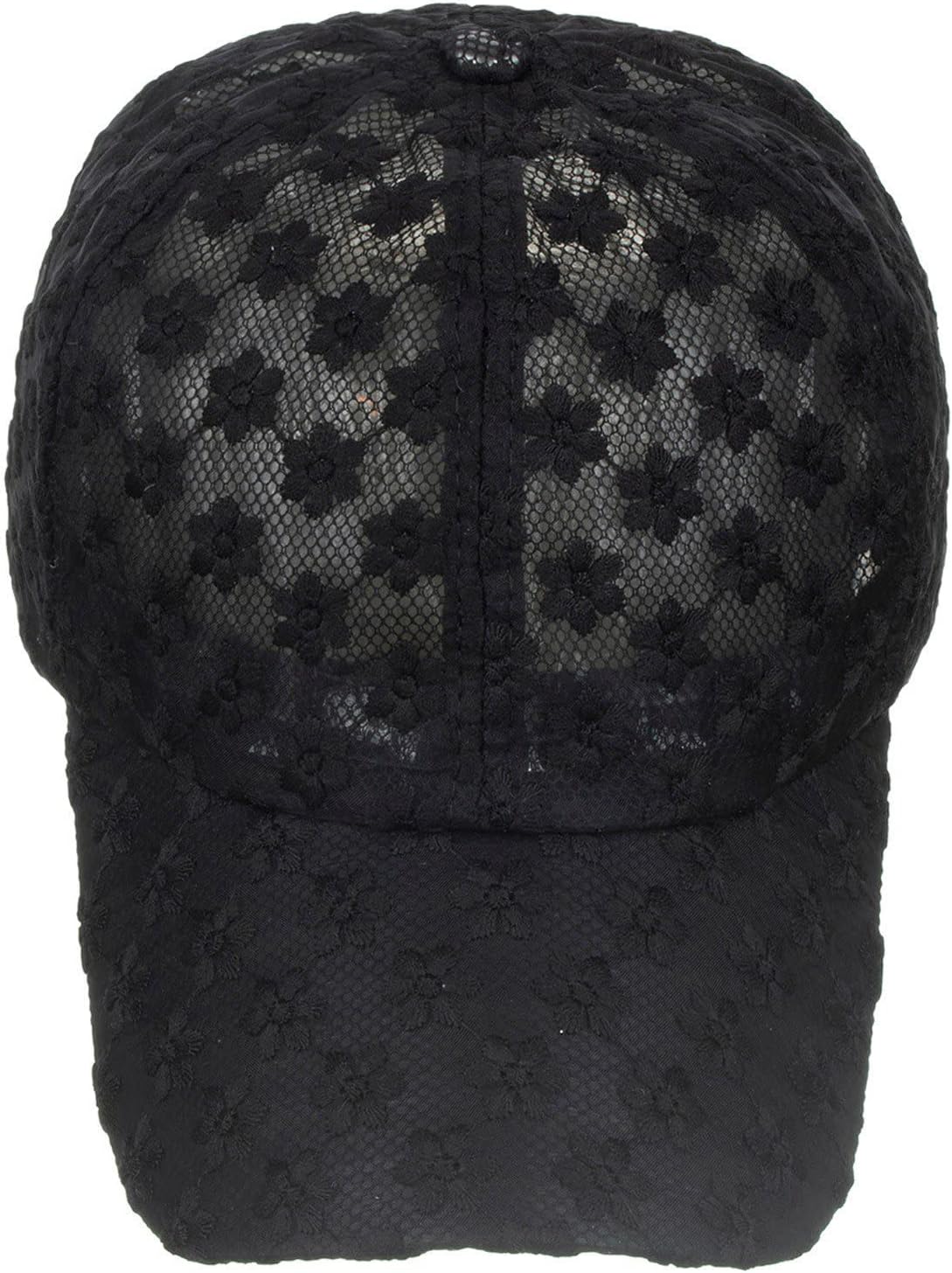 Tidefire Gorras de béisbol de flores pequeñas de encaje para mujer,...