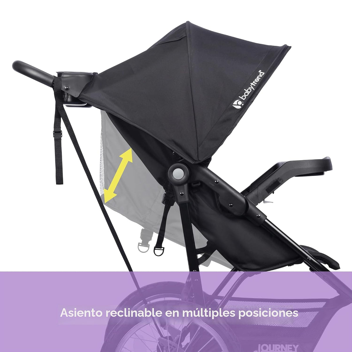 Sistema de viaje para corredores Baby Trend Journey, Negro Estelar