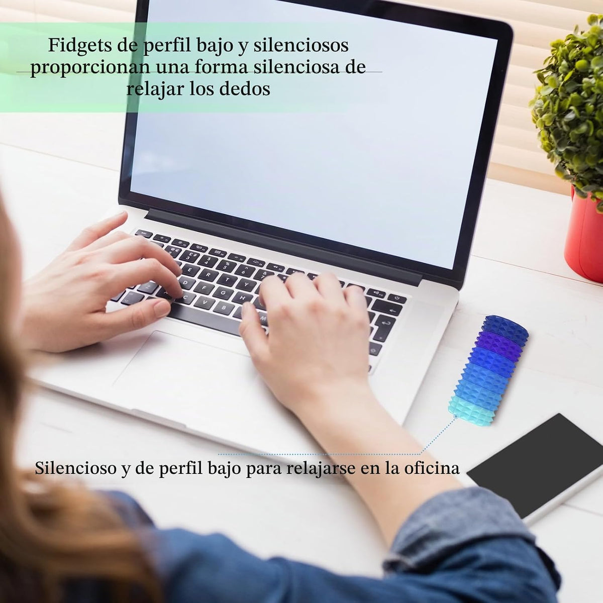 Juguetes sensoriales para adultos, paquete de 6 rodillos de masaje...
