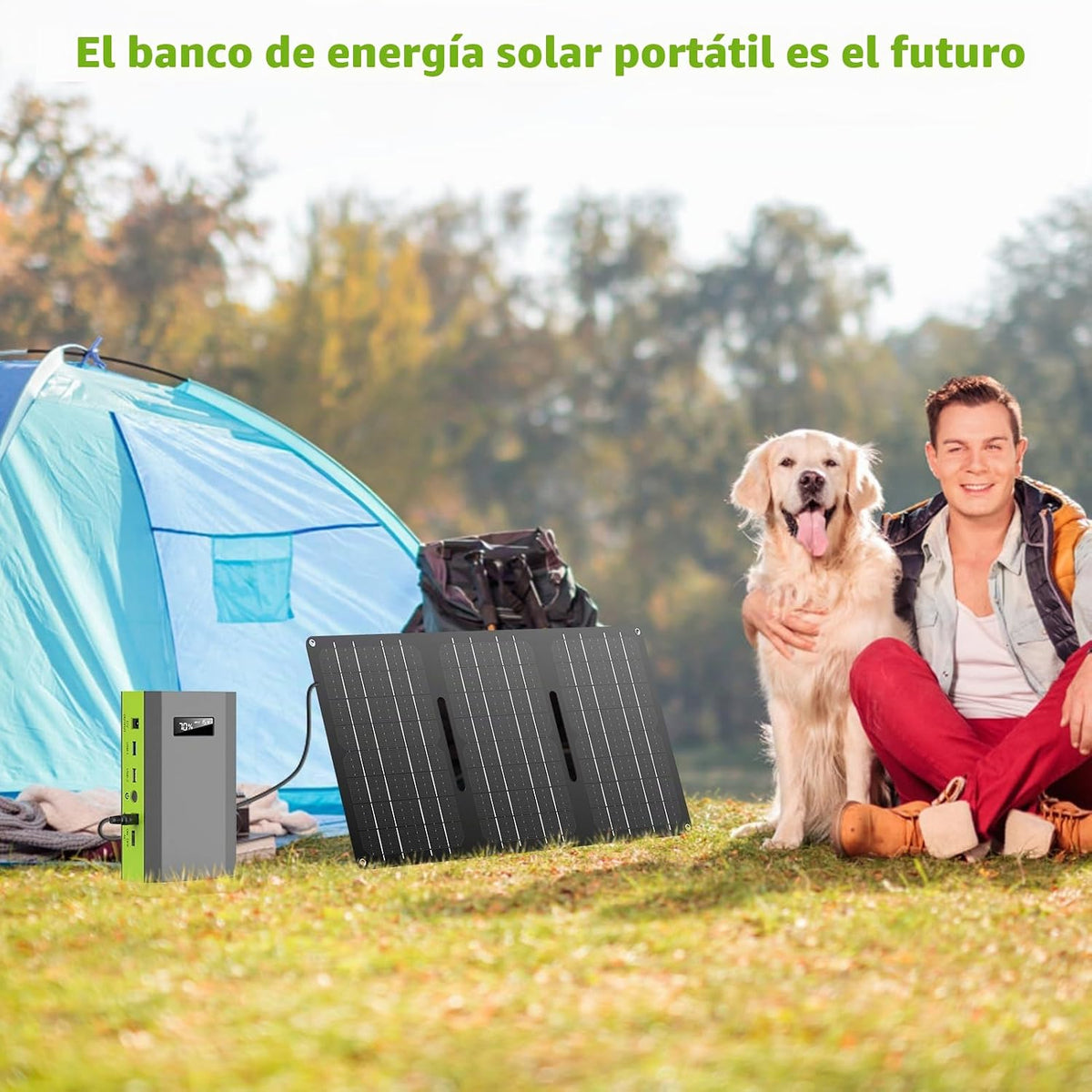 Batería portátil ZeroKor con toma de corriente alterna, paquete de...