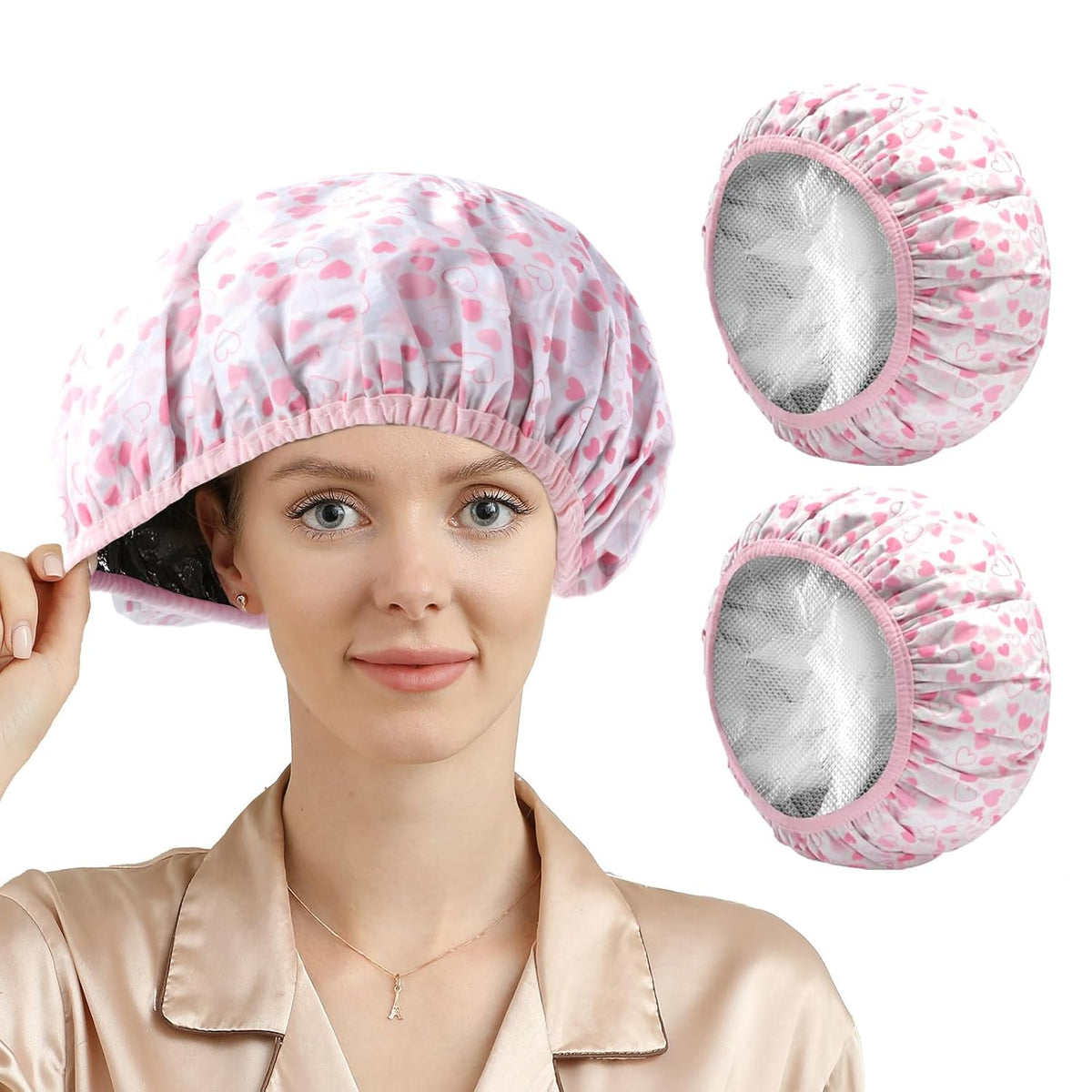 YIZIJIZI 2 Piezas Gorro Térmico para Acondicionamiento Profundo, Go...