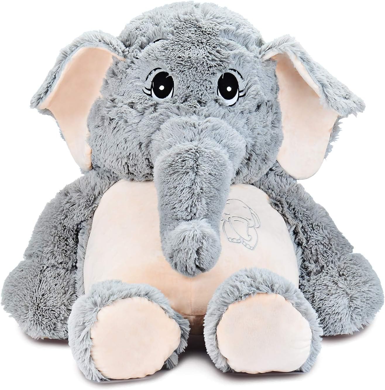 IKASA Animales de Peluche Gigantes de Elefante Juguetes Suaves Rega...