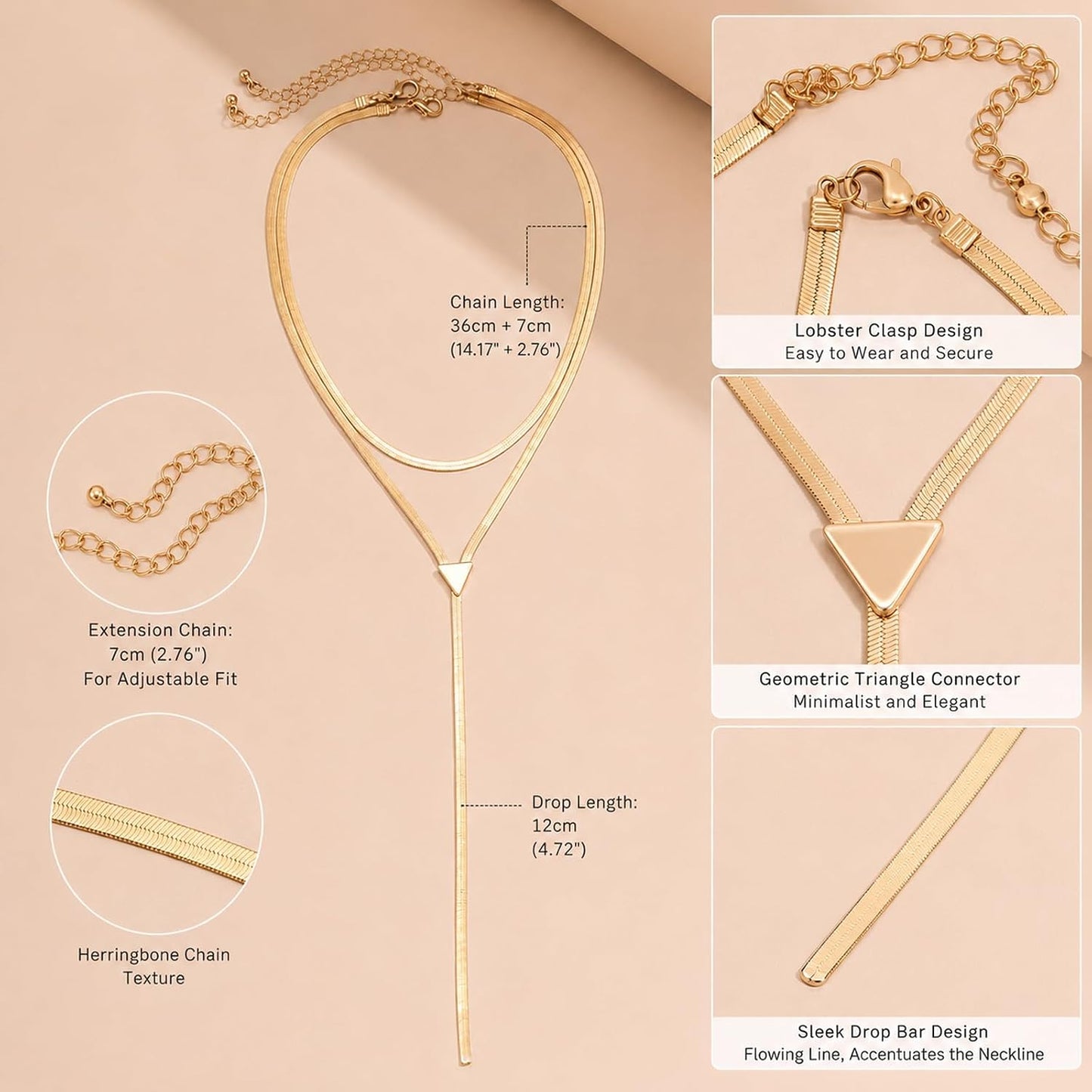 Gargantilla gruesa de oro para mujer, collar de declaración platead...