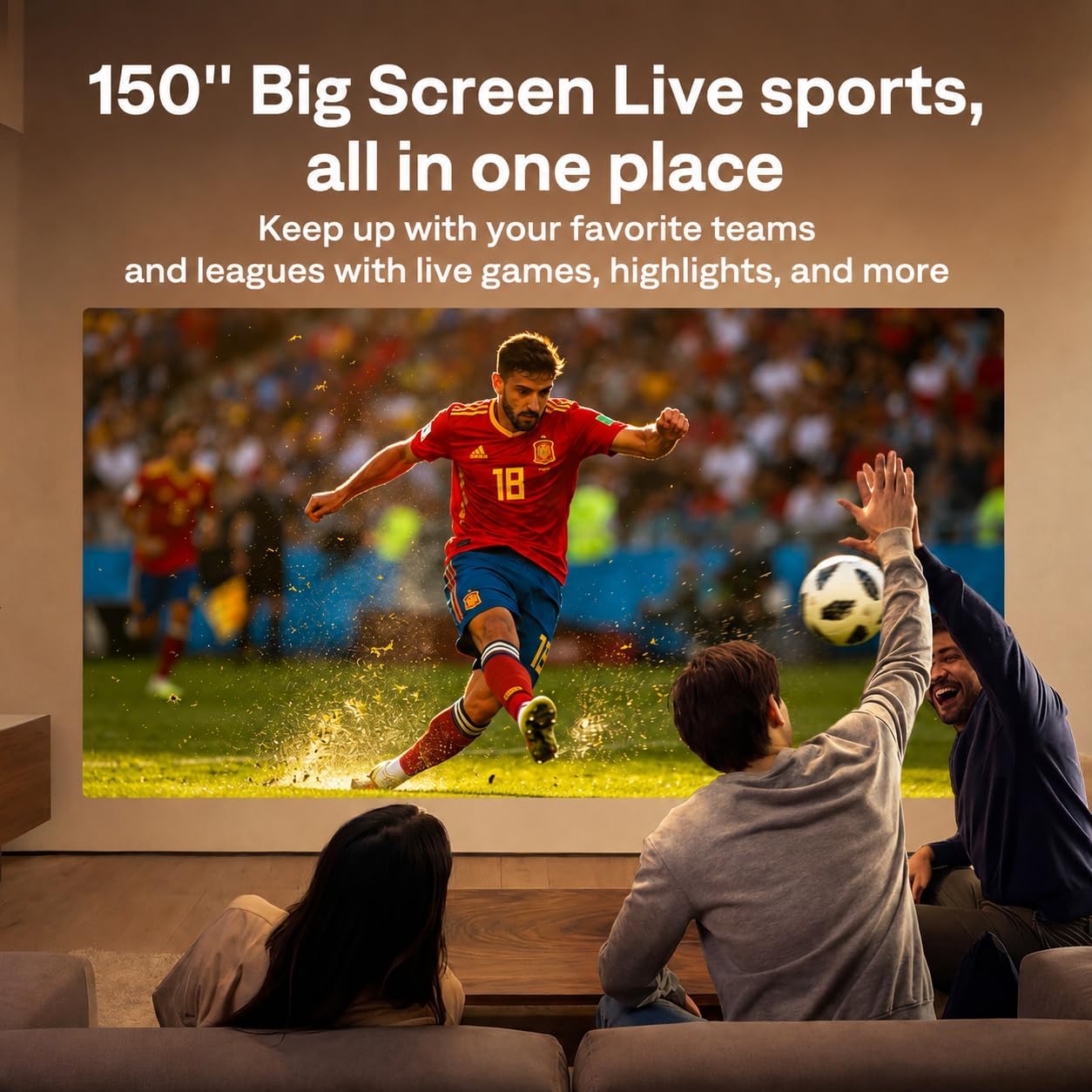 Aurzen Roku TV D1R Cube - Proyector inteligente para exteriores con...