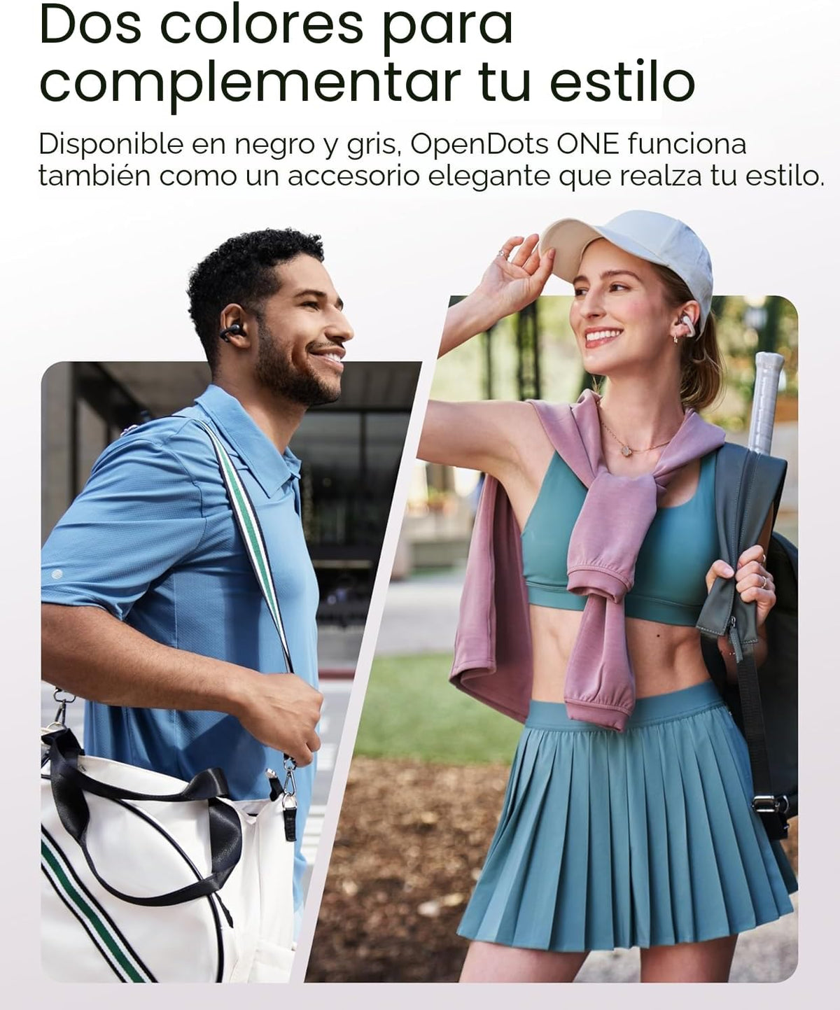 SHOKZ OpenDots ONE - Auriculares de oído abierto, Auriculares de cl...