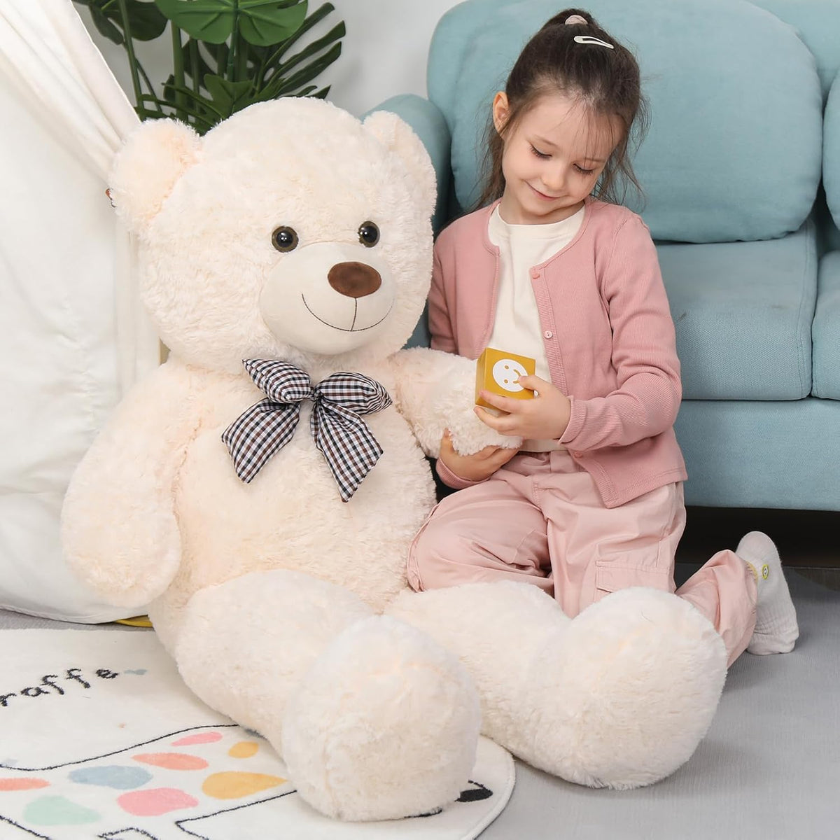 MaoGoLan - Oso de peluche gigante de 39 pulgadas, ultra suave y lin...