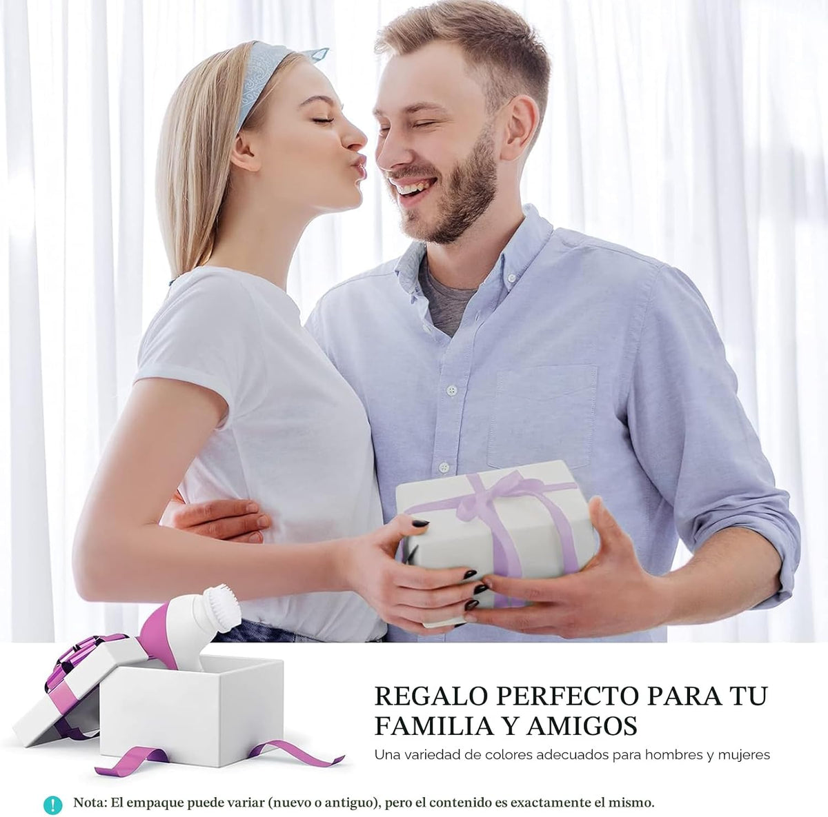 COSLUS Cepillo de limpieza facial Limpiador facial de silicona: Dis...