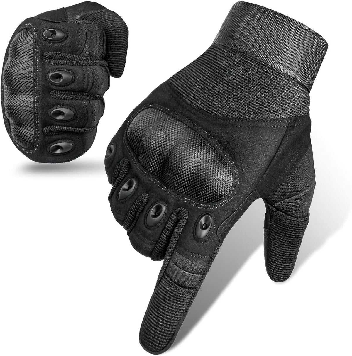 Cierto - Guantes de motocicleta, protector de nudillos duros para p...