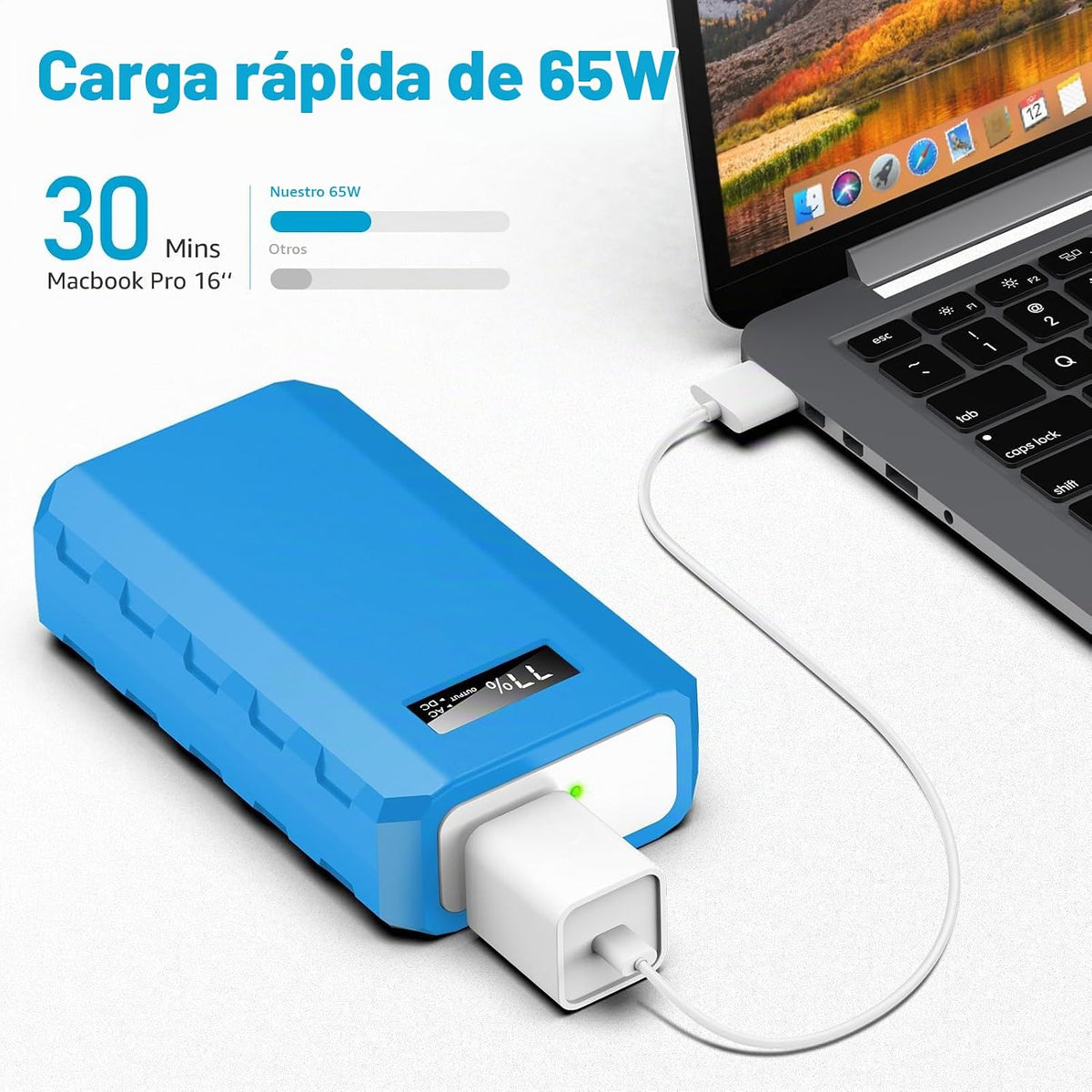 SinKeu Banco de Energía, 24000mAh con salida de CA de 110V Banco de...