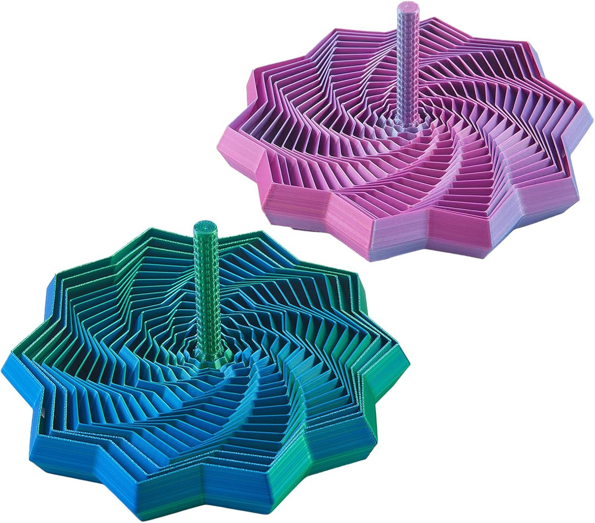 Estrella sensorial antiestrés expandida 3D con asa, alivio del estr...
