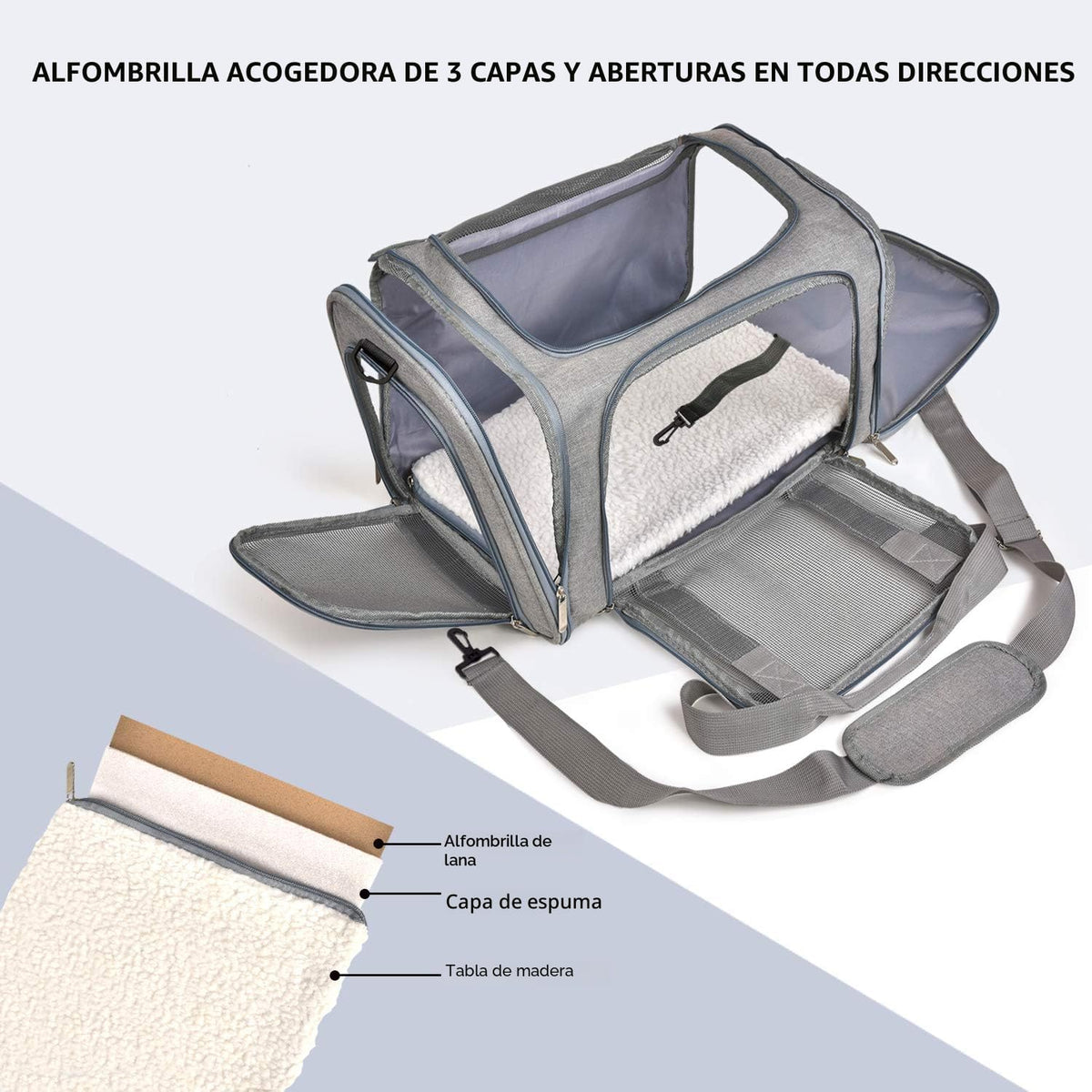 Henkelion - Transportadores para gatos, transportadores para perros...
