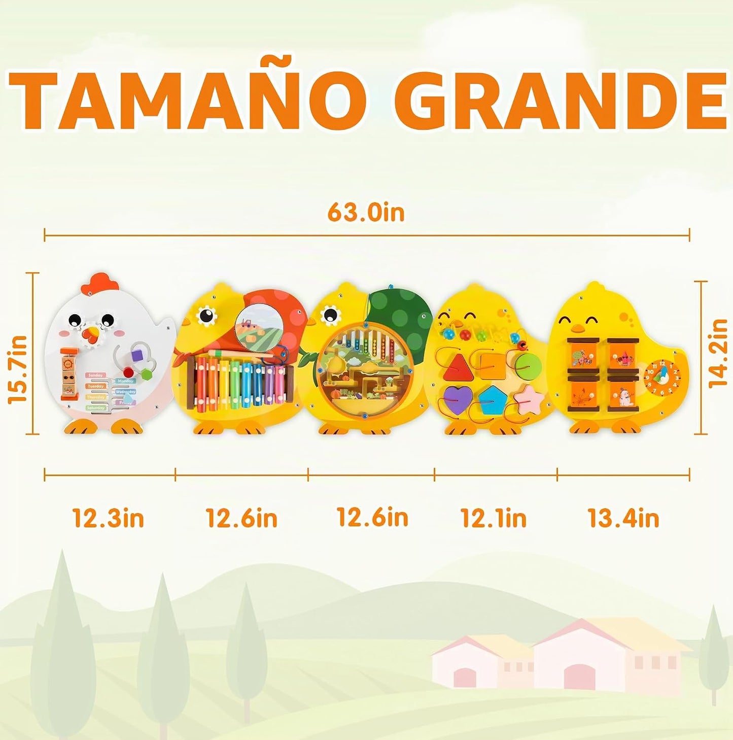 Chick Squad Paneles de Pared de Actividades Busy Board | Panel de P...