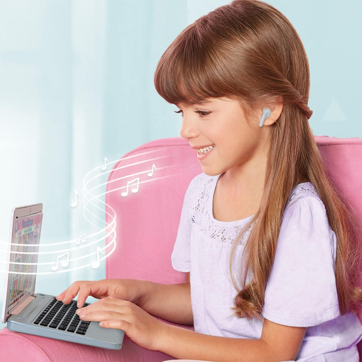 Colección de estilo de princesas de Disney Laptop de juguete con fr...