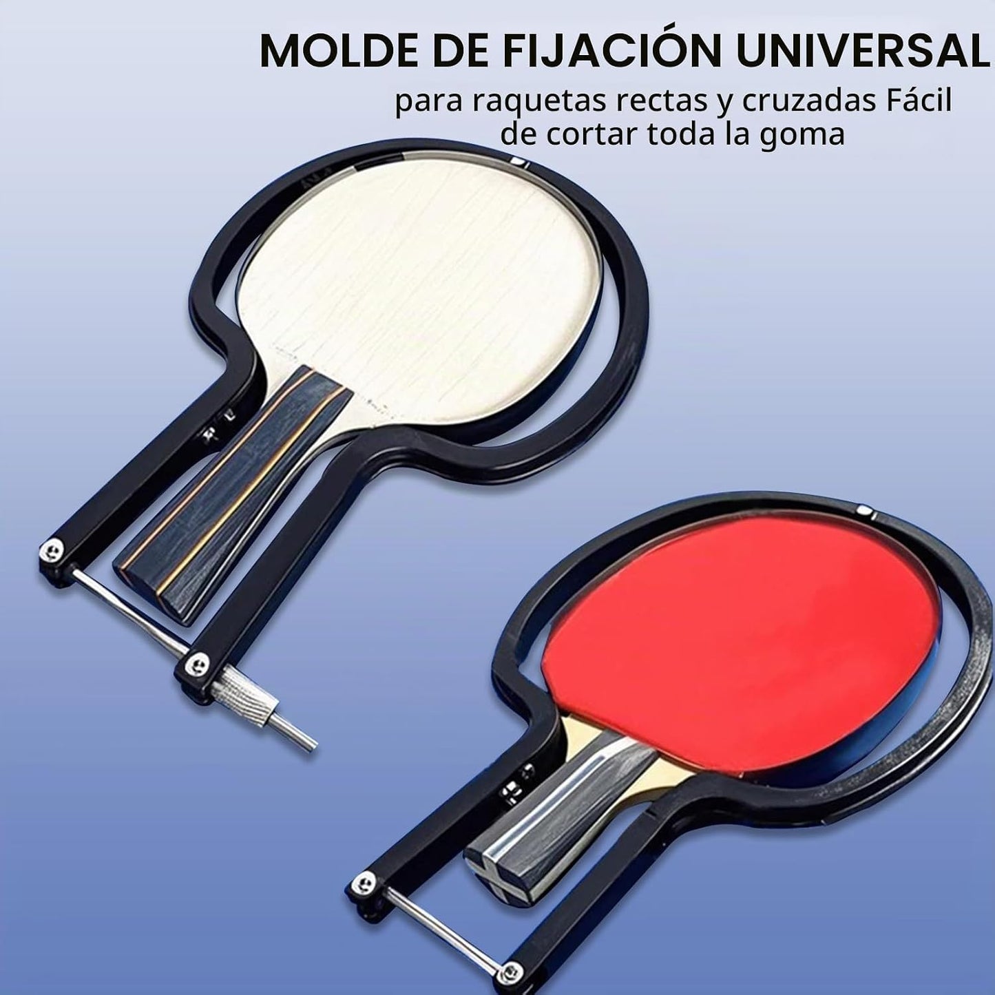 YzxQzxdron Kit de cortador de goma para tenis de mesa, diseño de cu...