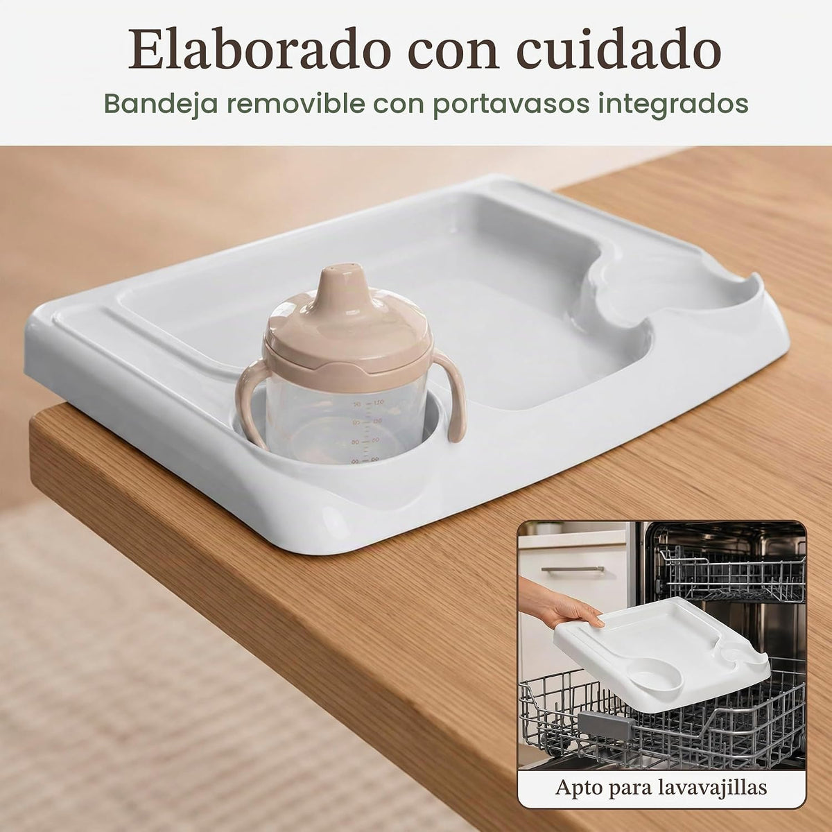 Evolur Silla alta para bebé de gancho, asiento de comedor portátil...