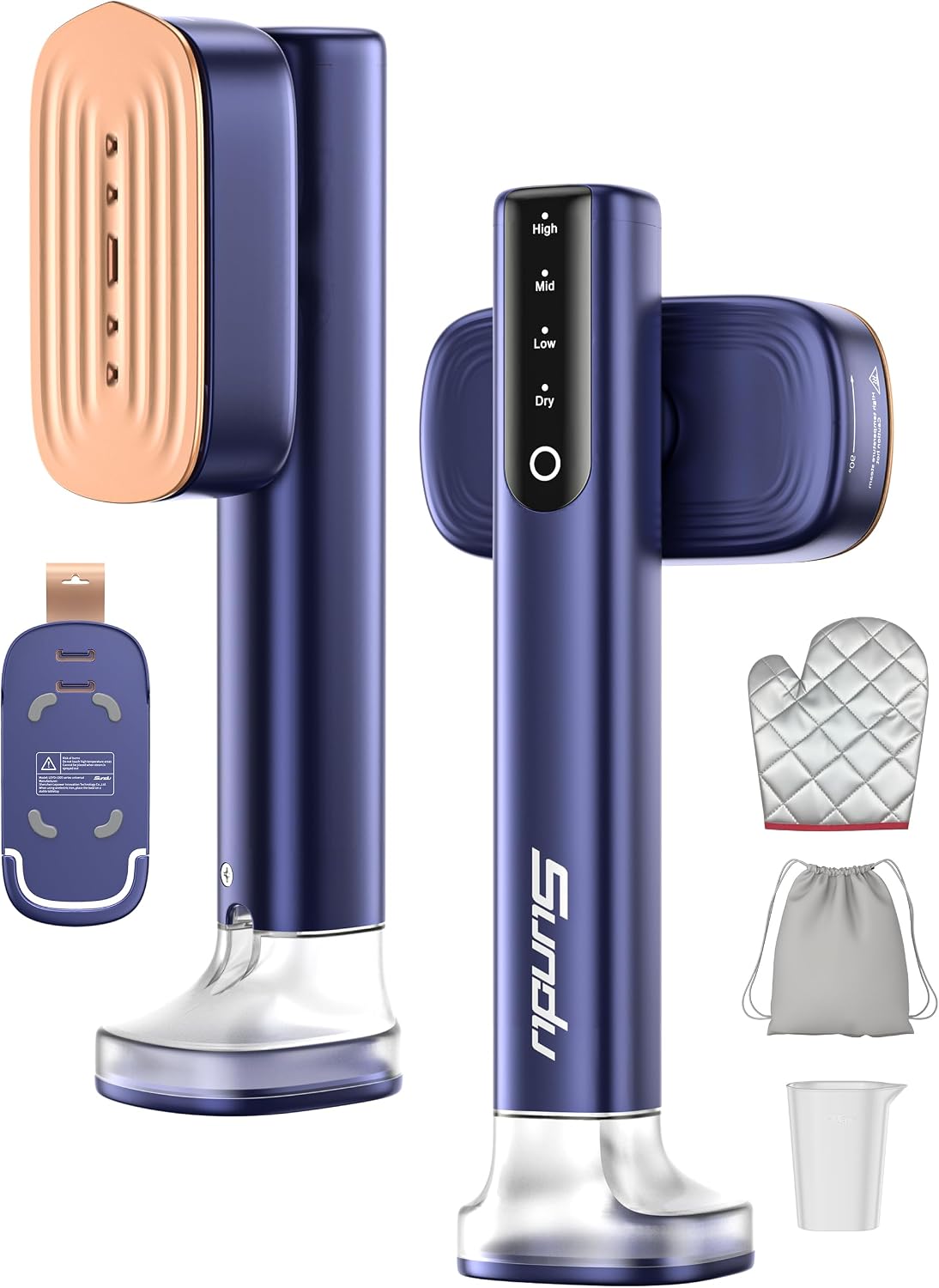 Sundu Vaporizador de viaje para ropa, eliminación rápida de arrugas...