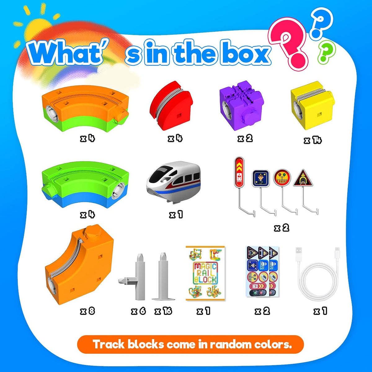 Juego de Tren Eléctrico para Niños, Set de Pista de Carreras 3D de...