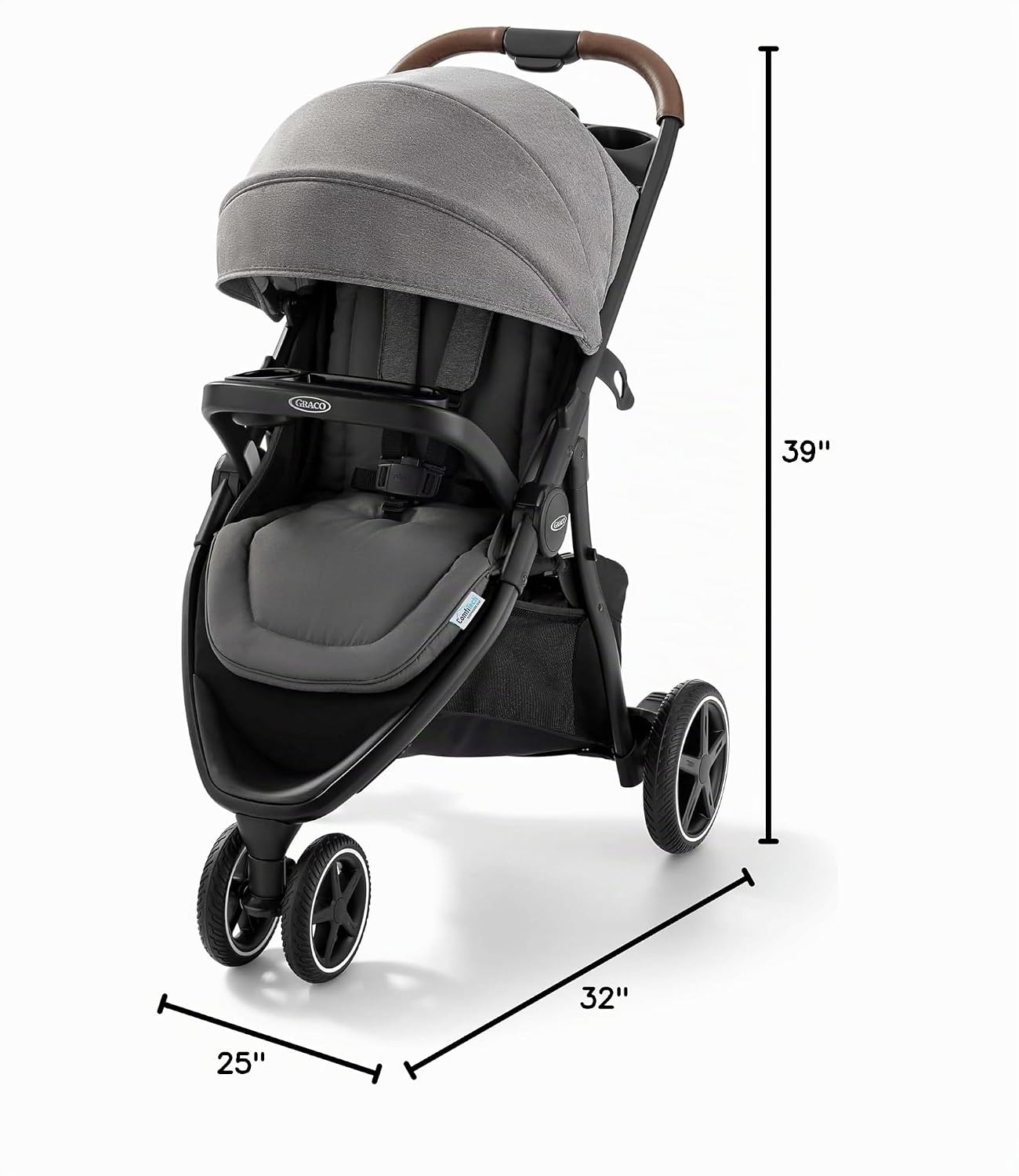 Graco Outpace LX Silla de paseo para todo terreno de 3 ruedas para...