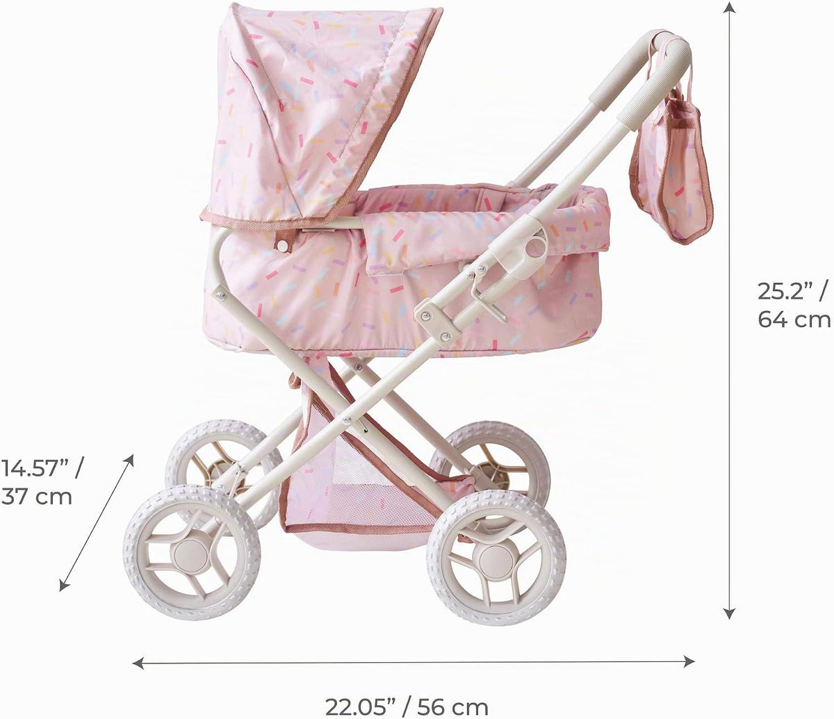 Olivia's Little World Cochecito de bebé con confeti | Moisés de...