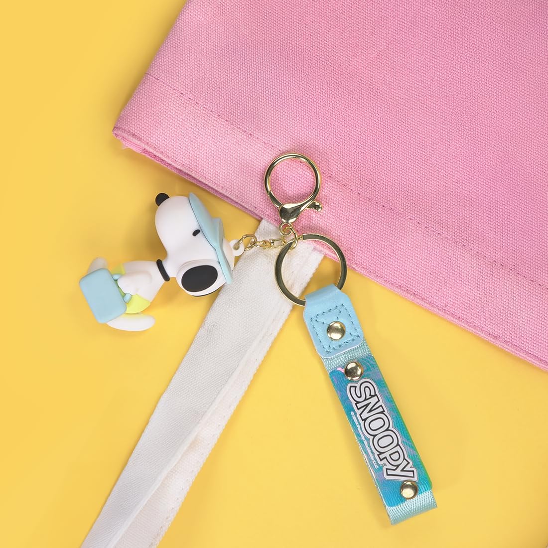 MINISO Snoopy Llavero Colección de Dijes para Bolsa Peanuts Lindo D...