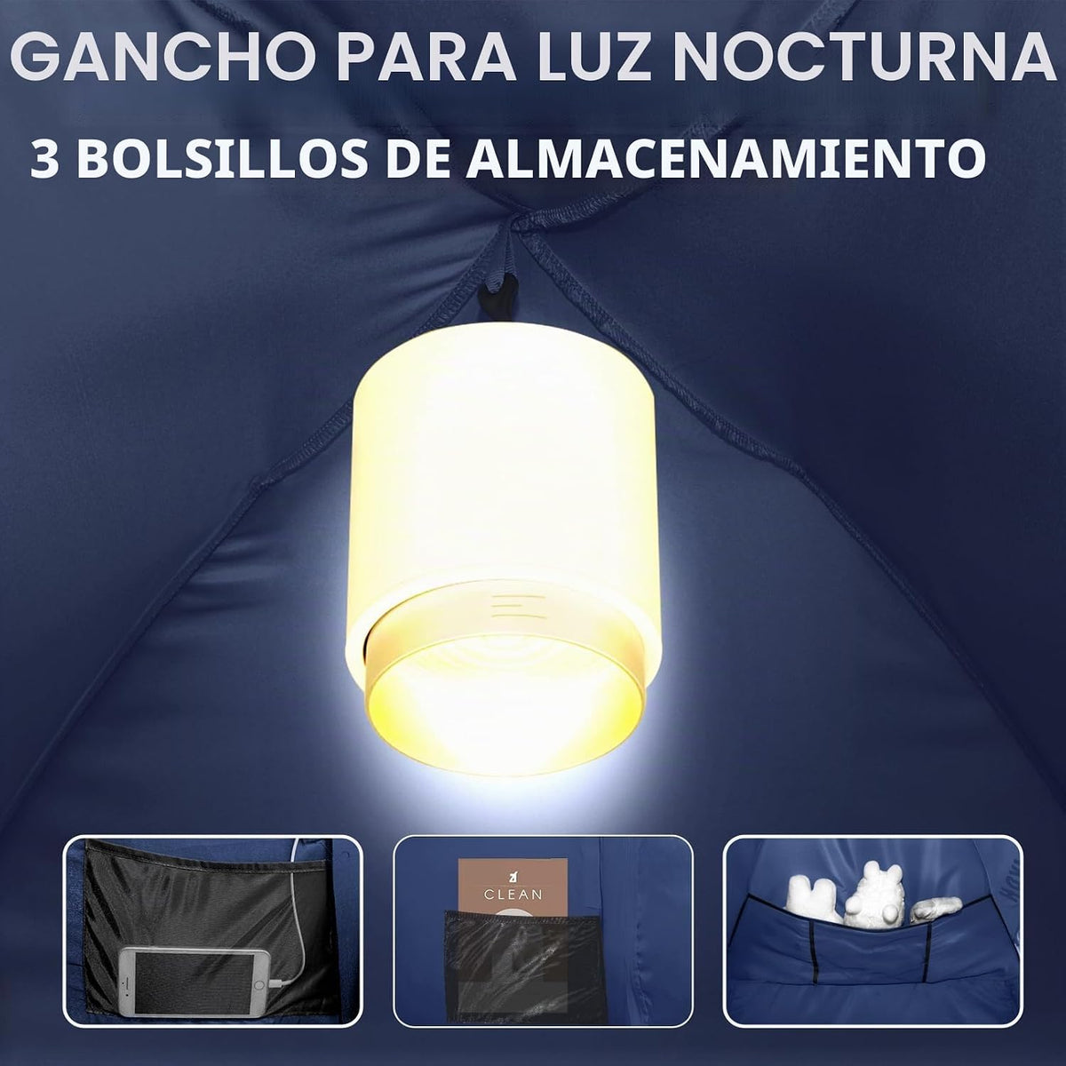 RIYDH Tienda de campaña para cama, toldo transpirable 100% para adu...